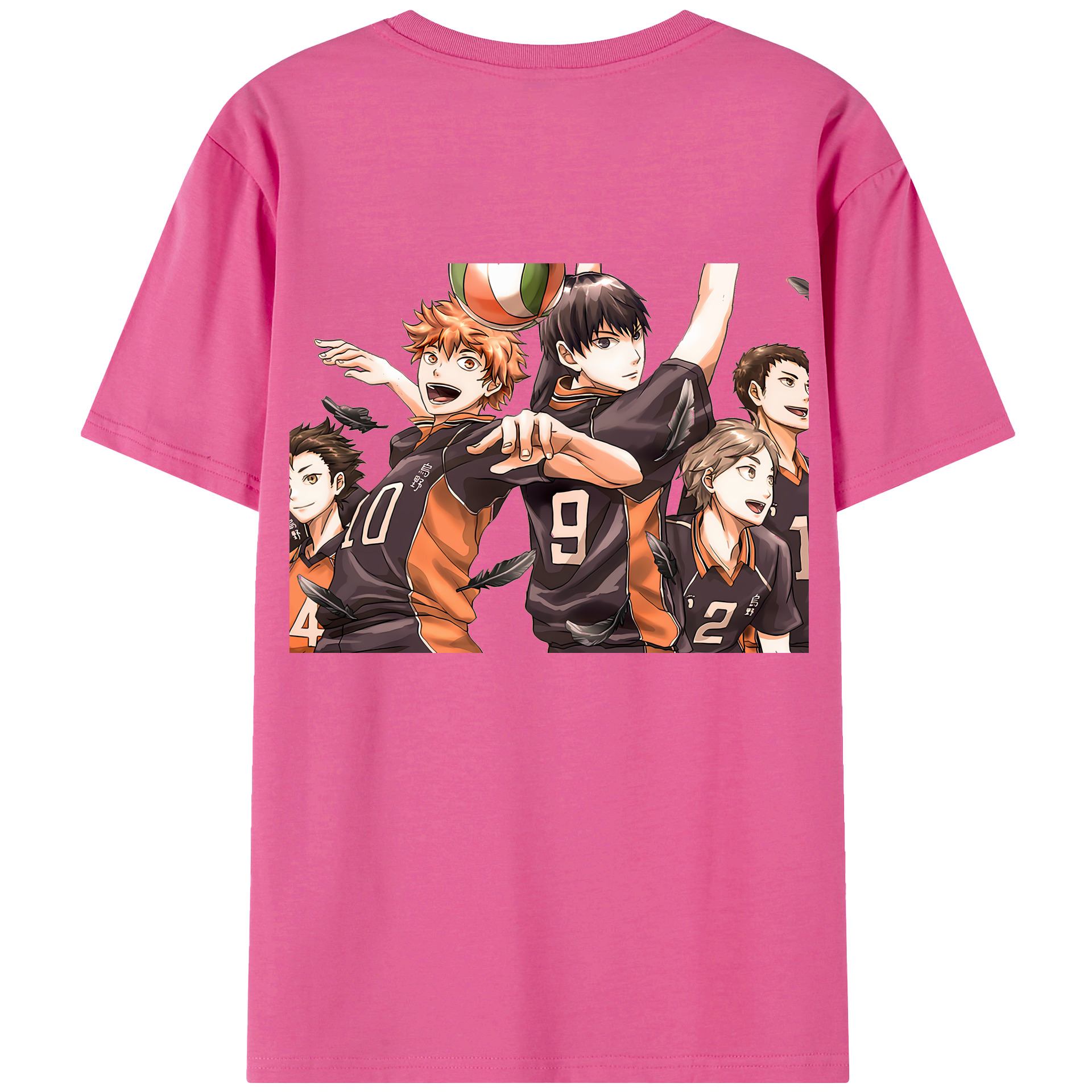 （画像用） ハイキュー!! Haikyu!! レディース半袖Tシャツ(バックプリント)