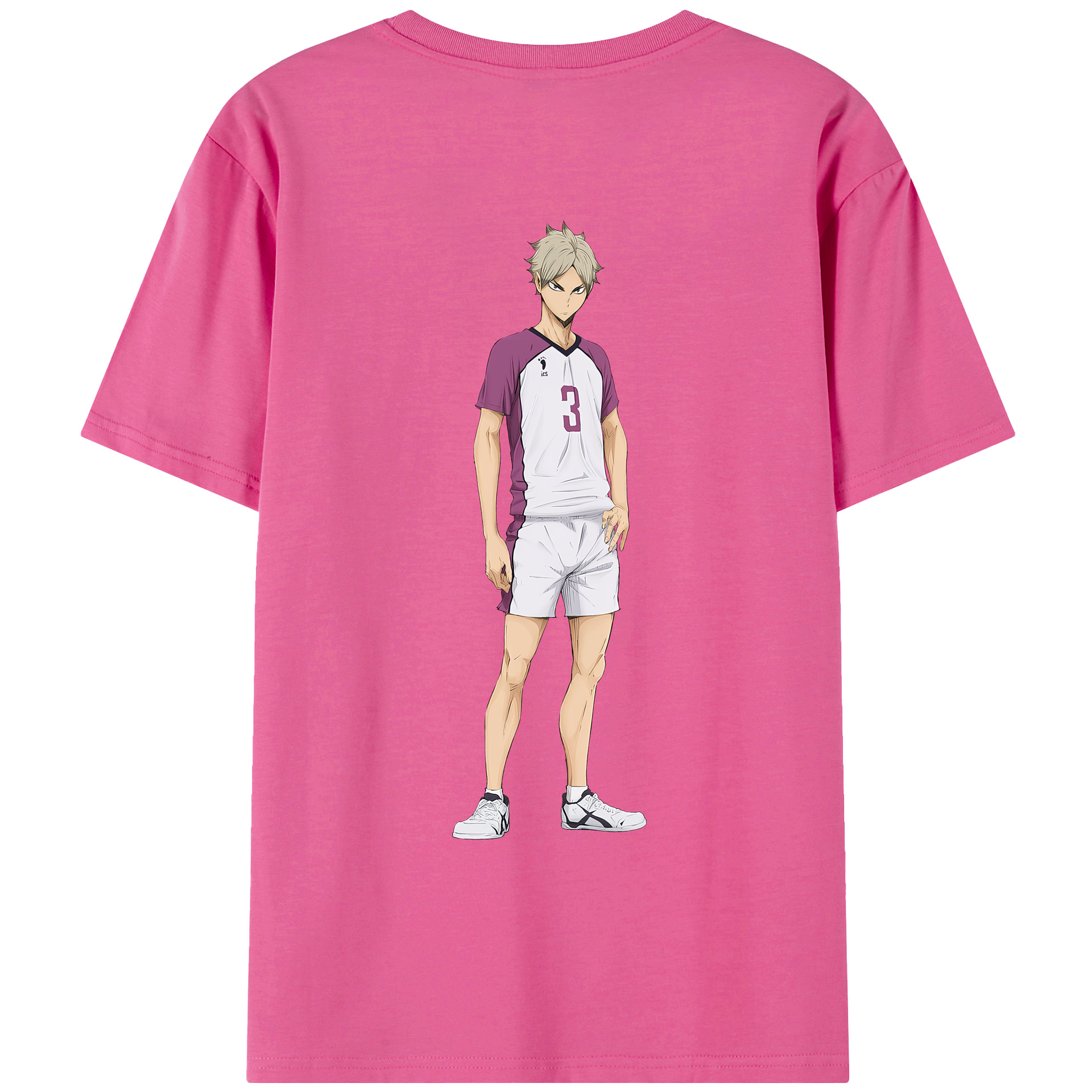 （画像用） ハイキュー!! Haikyu!! レディース半袖Tシャツ(バックプリント)