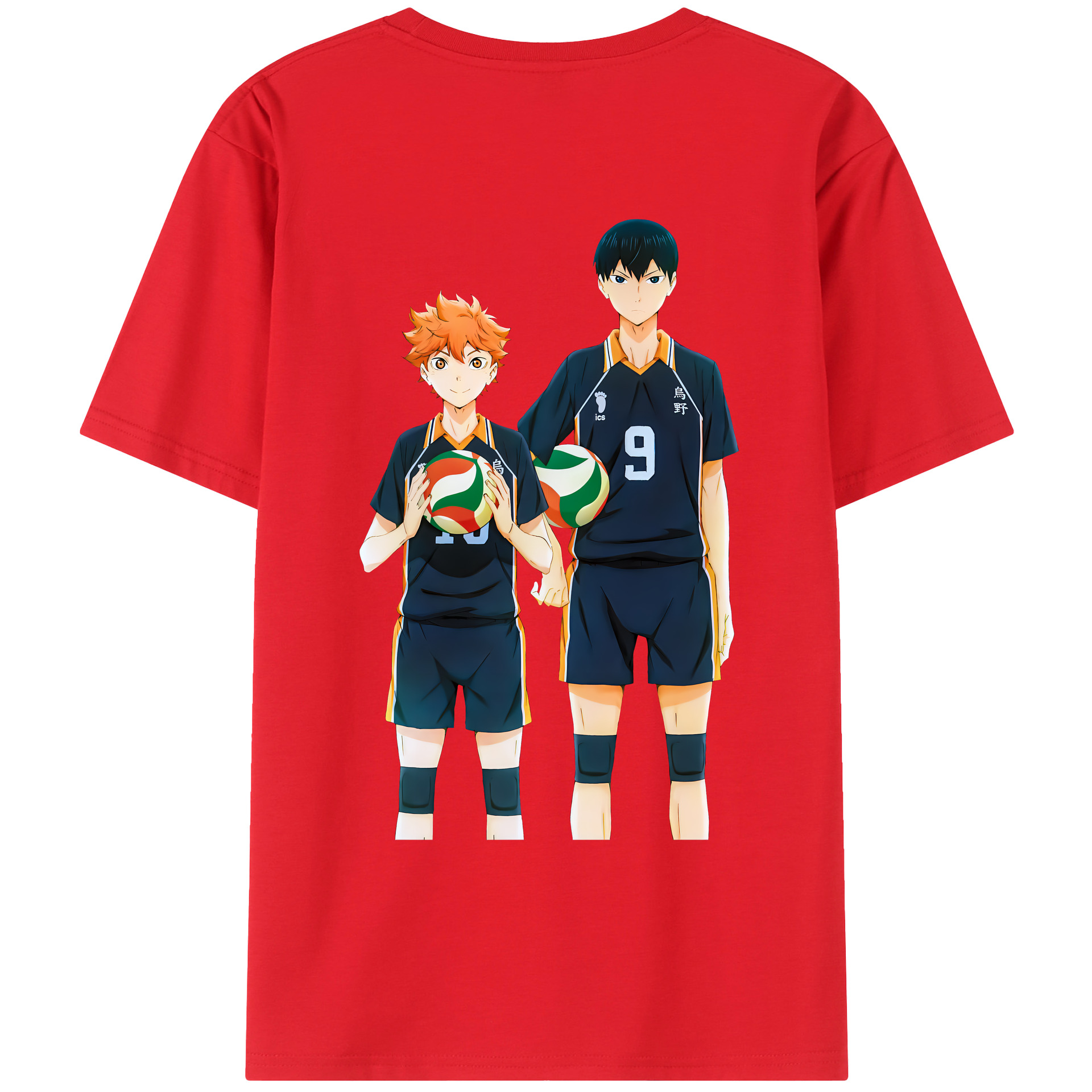（画像用） ハイキュー!! Haikyu!! レディース半袖Tシャツ(バックプリント)