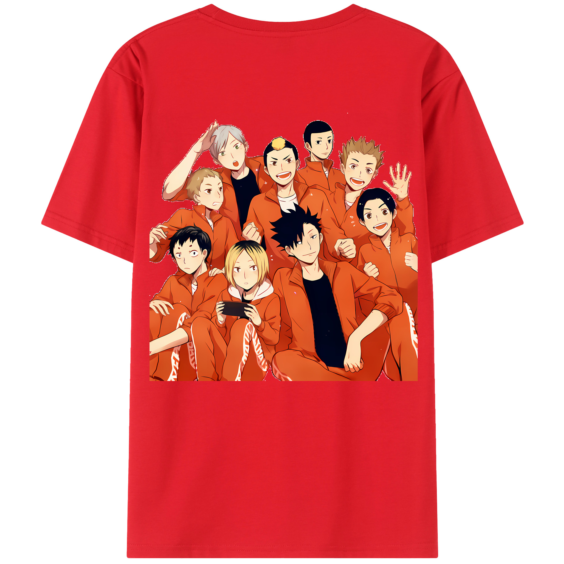 （画像用） ハイキュー!! Haikyu!! レディース半袖Tシャツ(バックプリント)