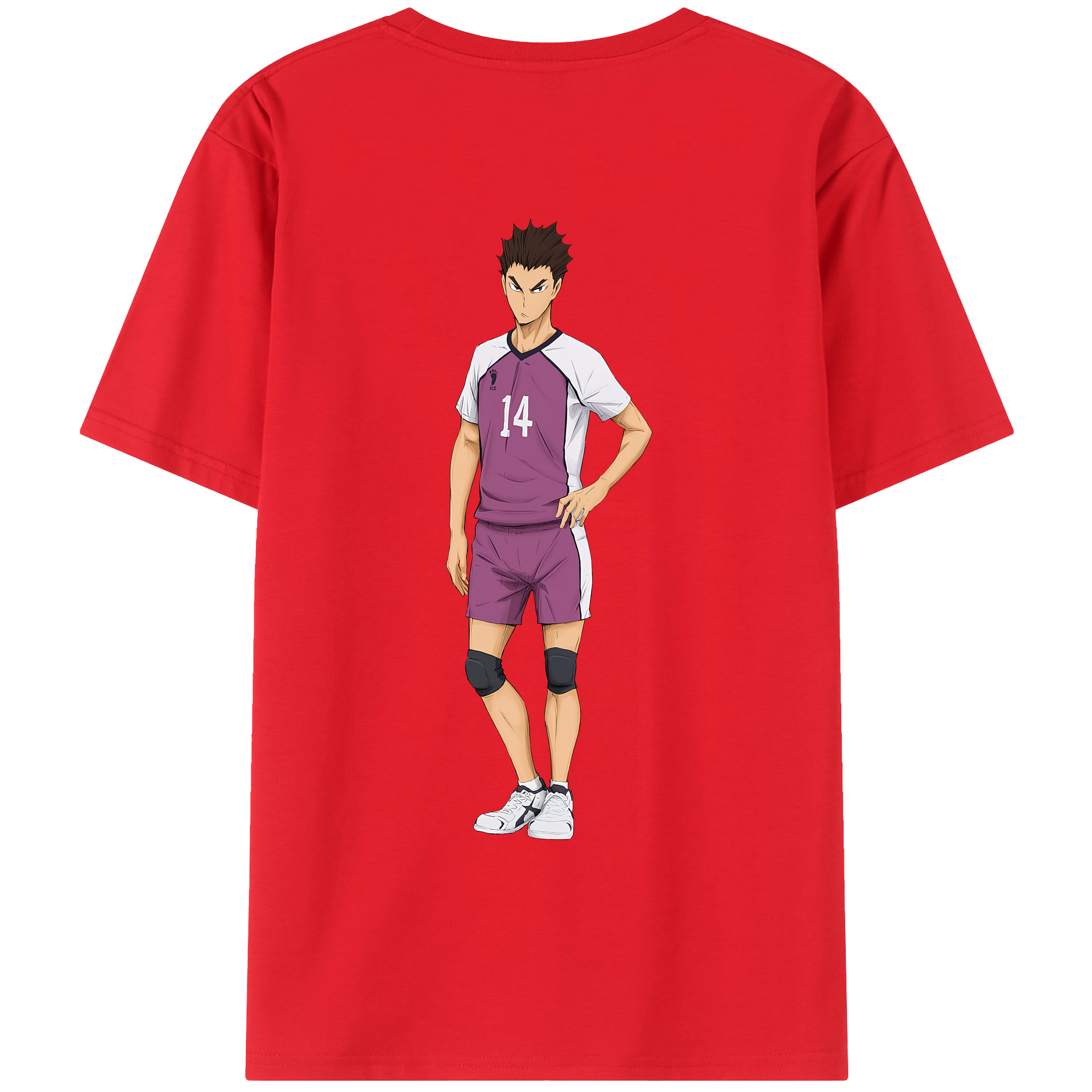 （画像用） ハイキュー!! Haikyu!! レディース半袖Tシャツ(バックプリント)