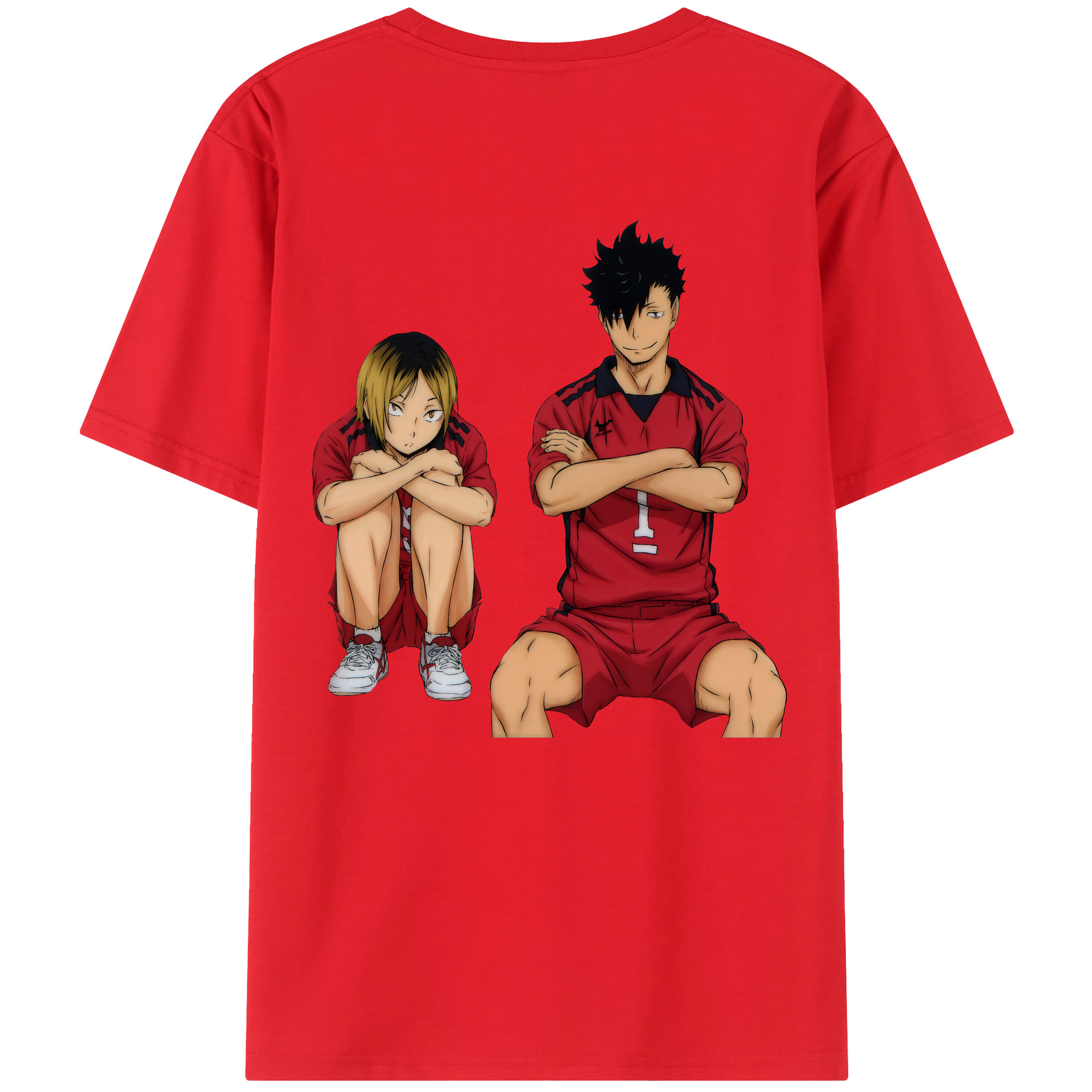 （画像用） ハイキュー!! Haikyu!! レディース半袖Tシャツ(バックプリント)