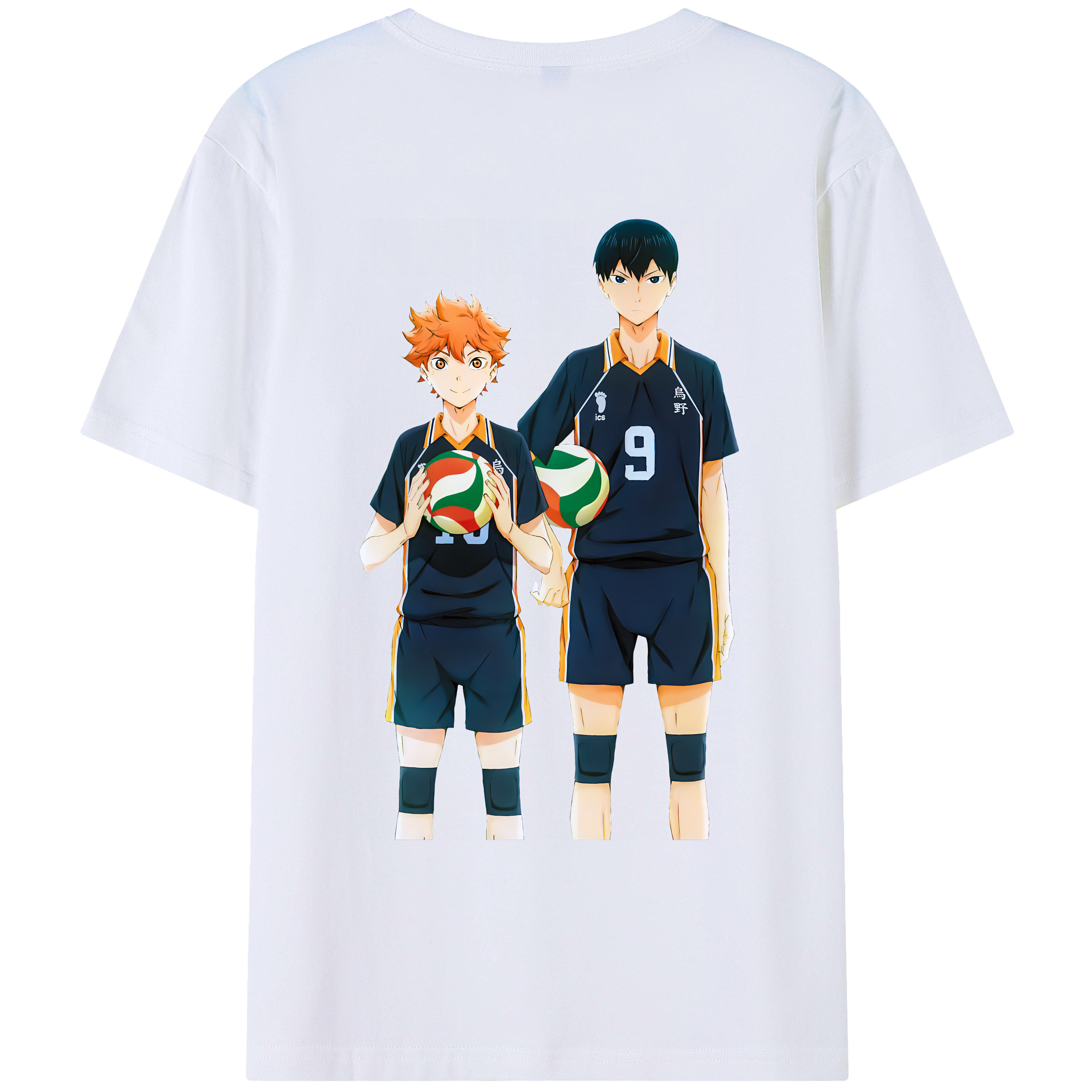 （画像用） ハイキュー!! Haikyu!! レディース半袖Tシャツ(バックプリント)