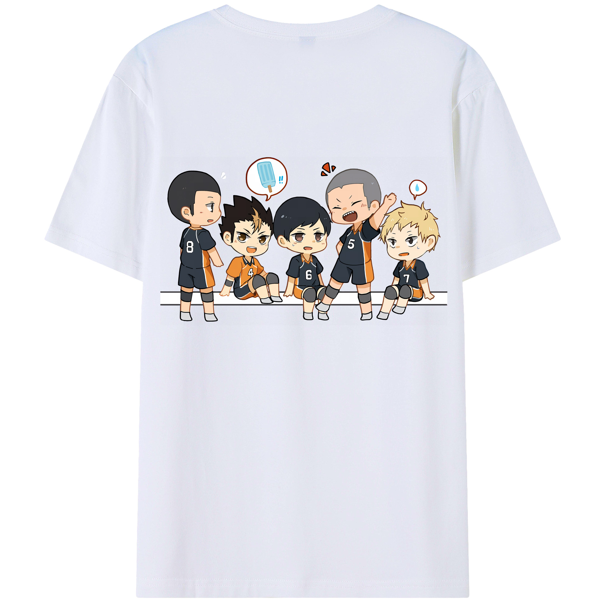 （画像用） ハイキュー!! Haikyu!! レディース半袖Tシャツ(バックプリント)