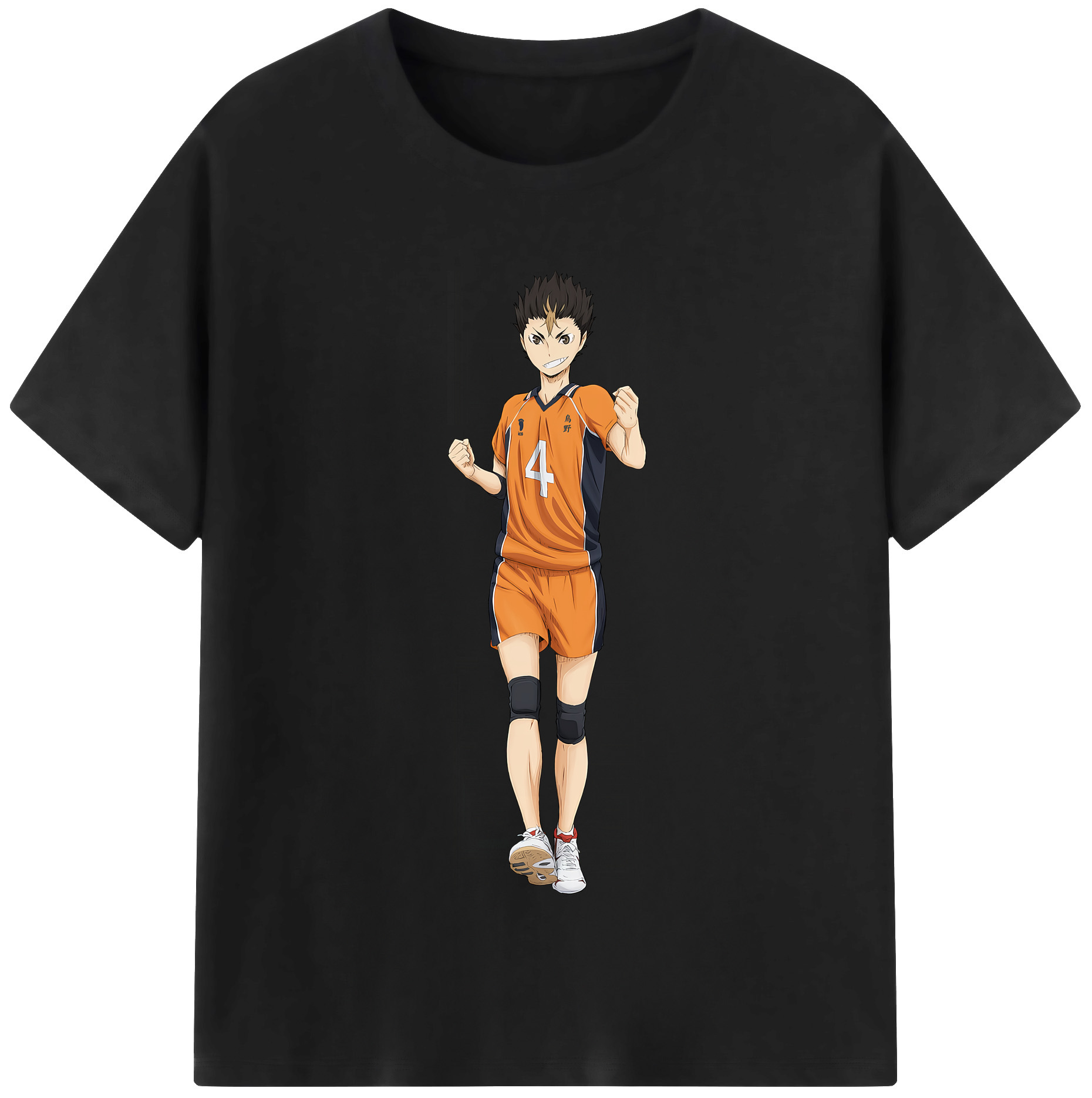 （画像用） ハイキュー!! Haikyu!! レディースカジュアルプリントTシャツ（綿100％）
