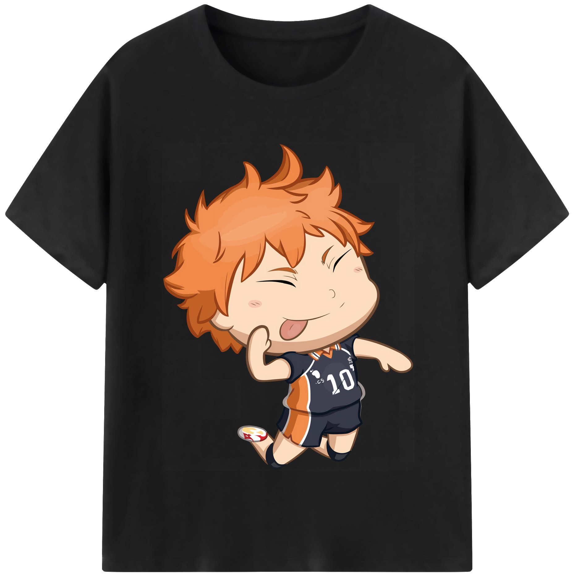 （画像用） ハイキュー!! Haikyu!! レディースカジュアルプリントTシャツ（綿100％）