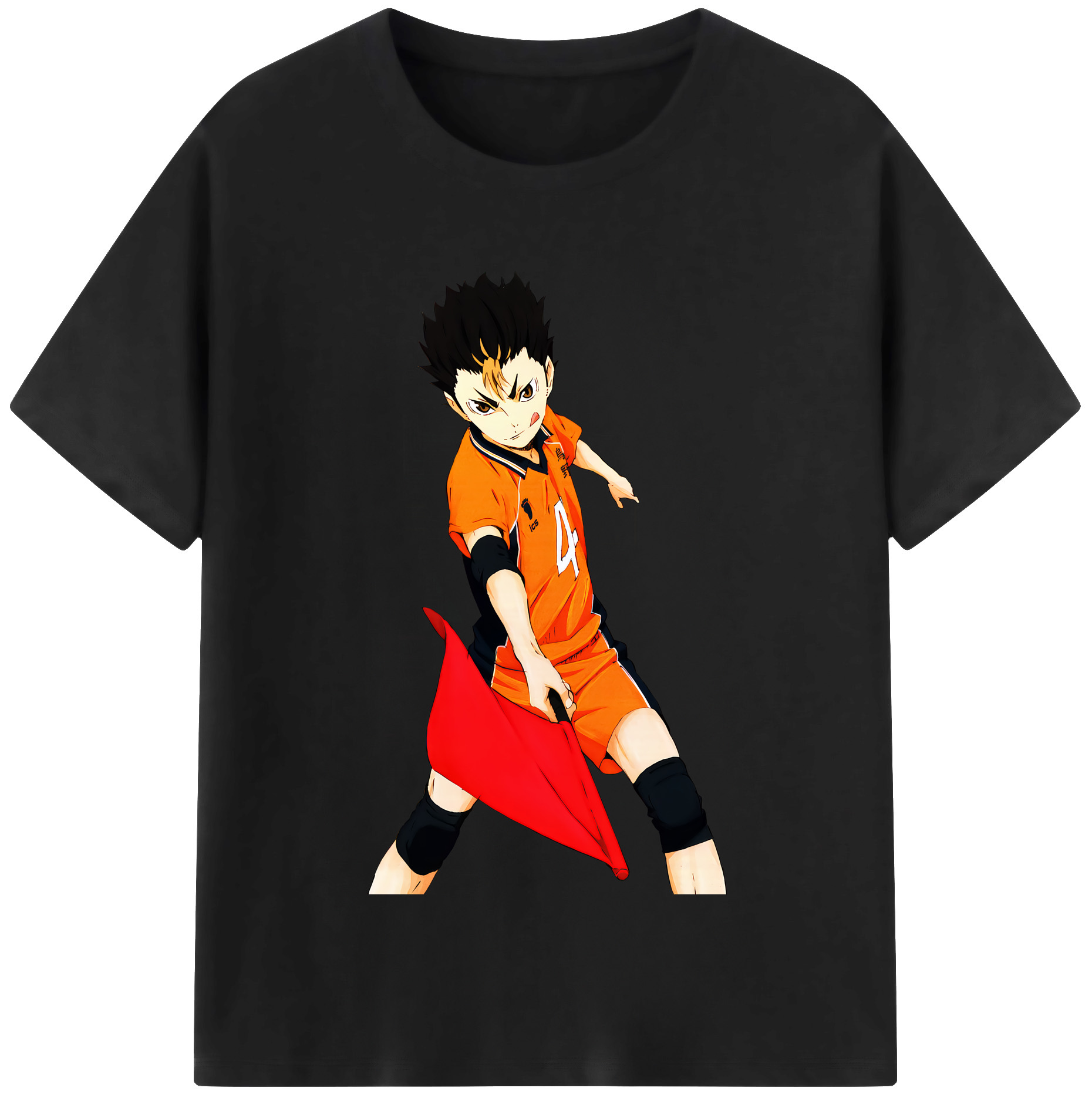 （画像用） ハイキュー!! Haikyu!! レディースカジュアルプリントTシャツ（綿100％）
