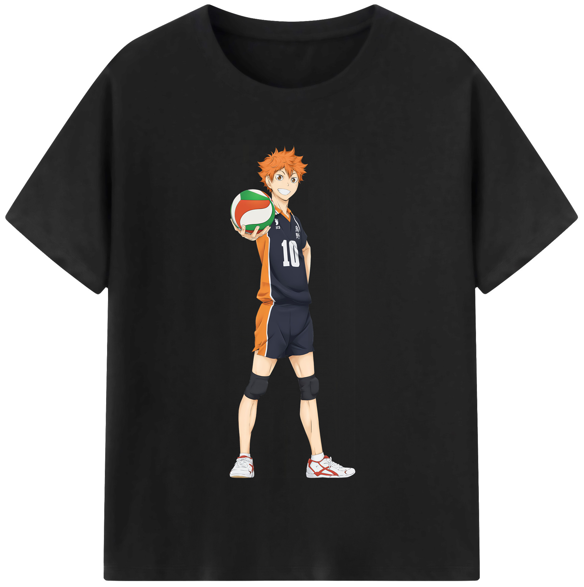 （画像用） ハイキュー!! Haikyu!! レディースカジュアルプリントTシャツ（綿100％）