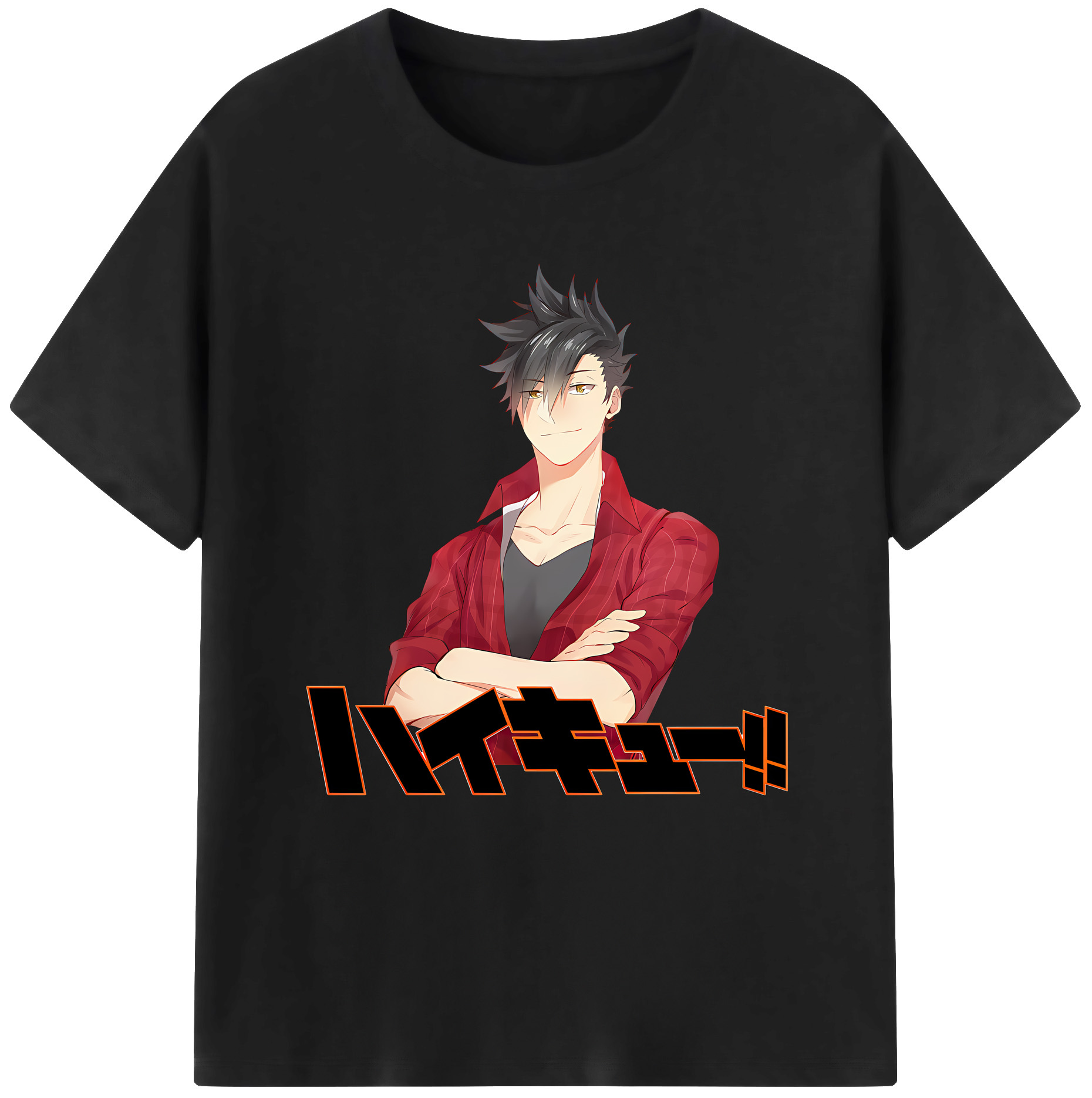 （画像用） ハイキュー!! Haikyu!! レディースカジュアルプリントTシャツ（綿100％）