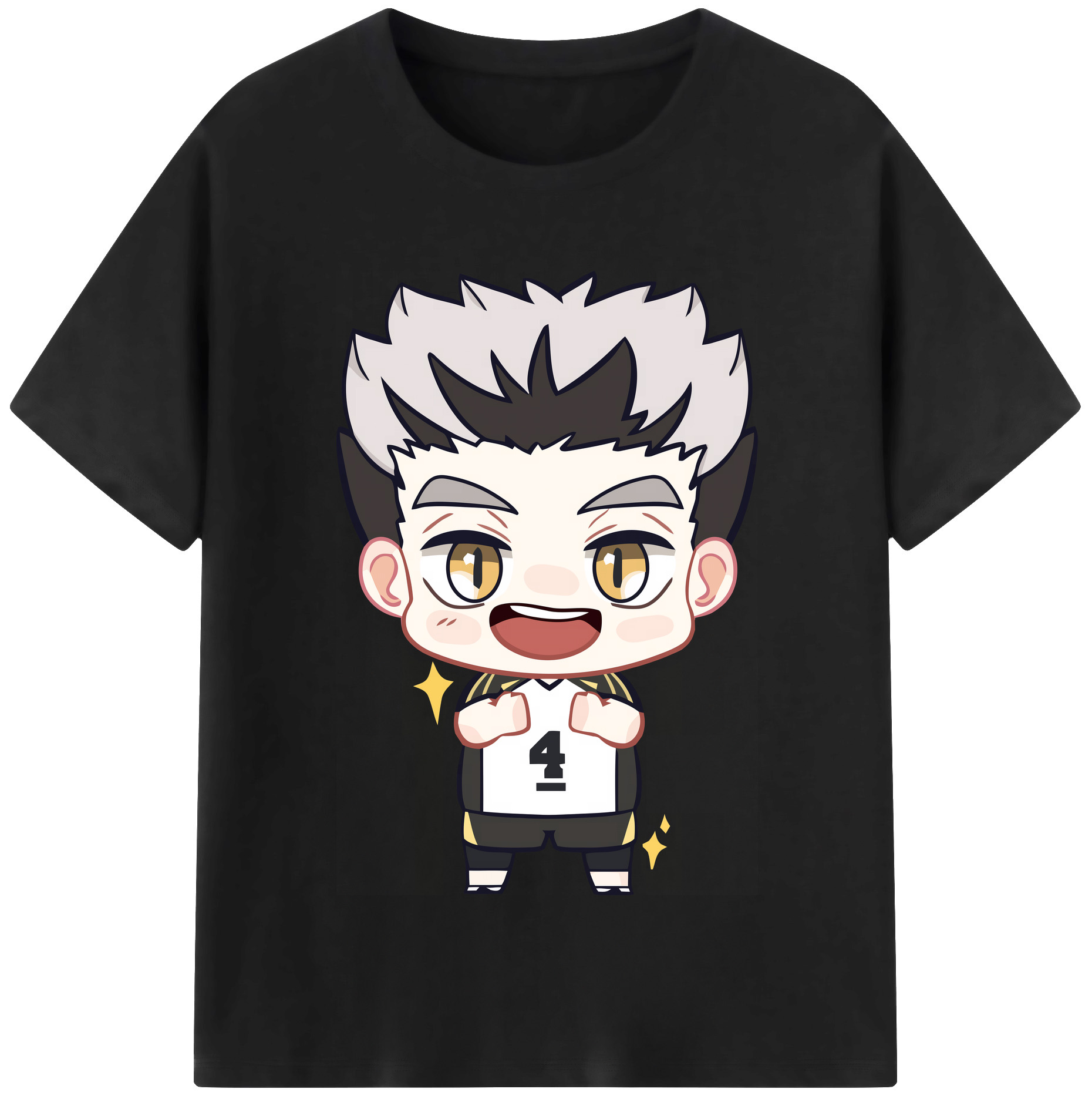 （画像用） ハイキュー!! Haikyu!! レディースカジュアルプリントTシャツ（綿100％）