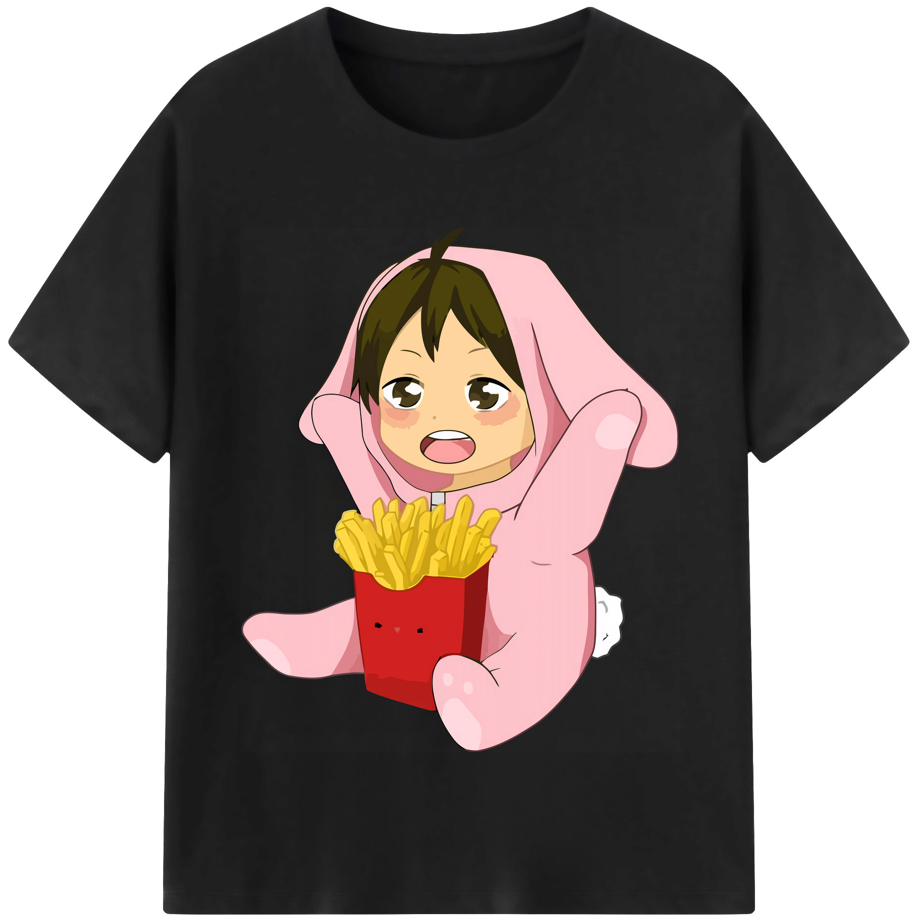 （画像用） ハイキュー!! Haikyu!! レディースカジュアルプリントTシャツ（綿100％）