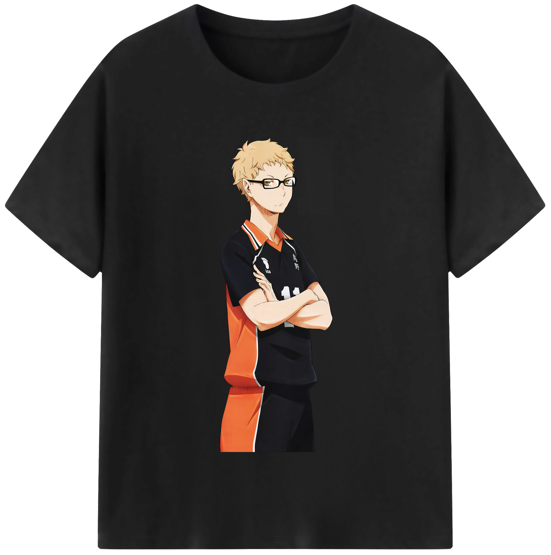 （画像用） ハイキュー!! Haikyu!! レディースカジュアルプリントTシャツ（綿100％）