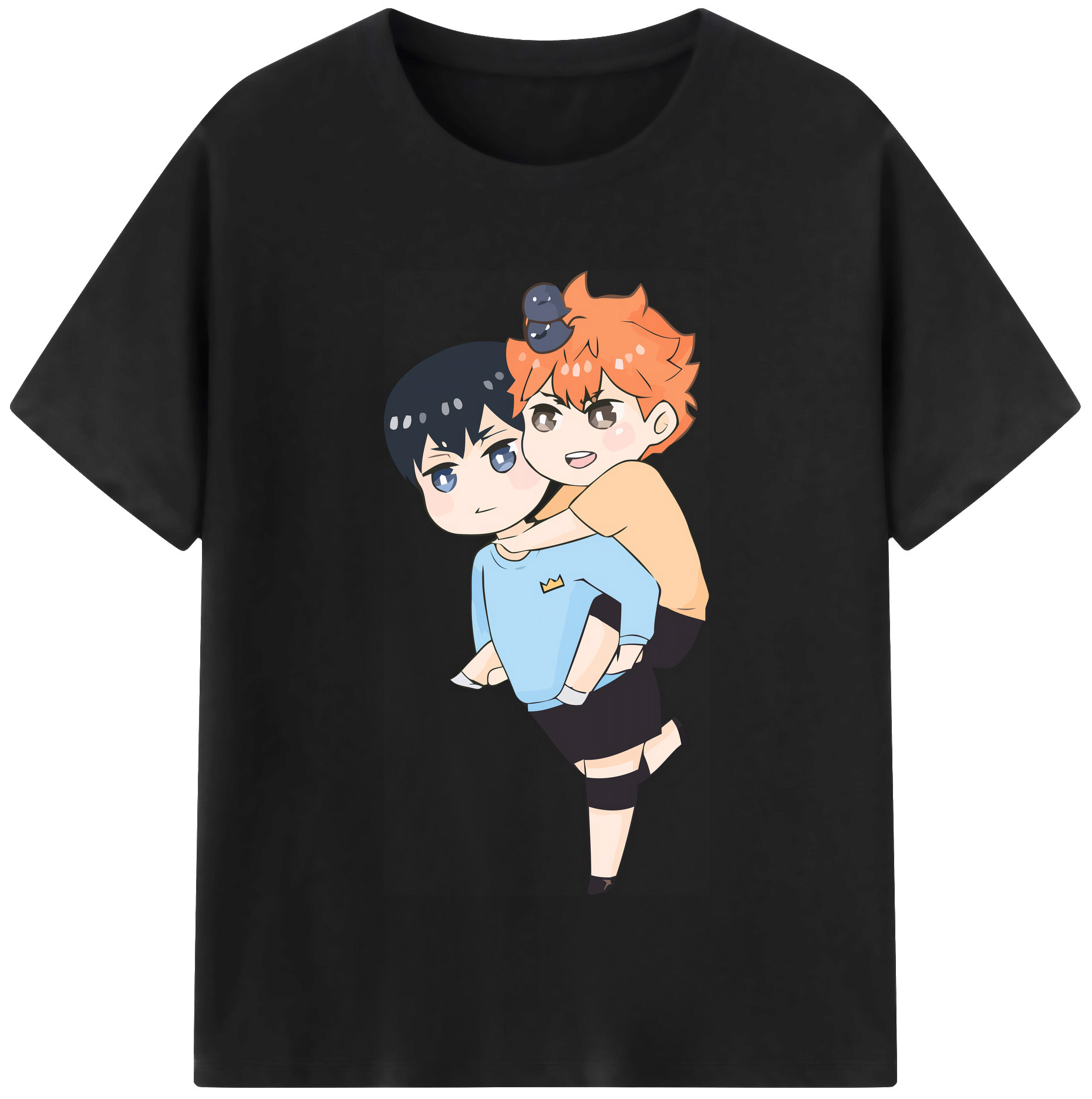 （画像用） ハイキュー!! Haikyu!! レディースカジュアルプリントTシャツ（綿100％）
