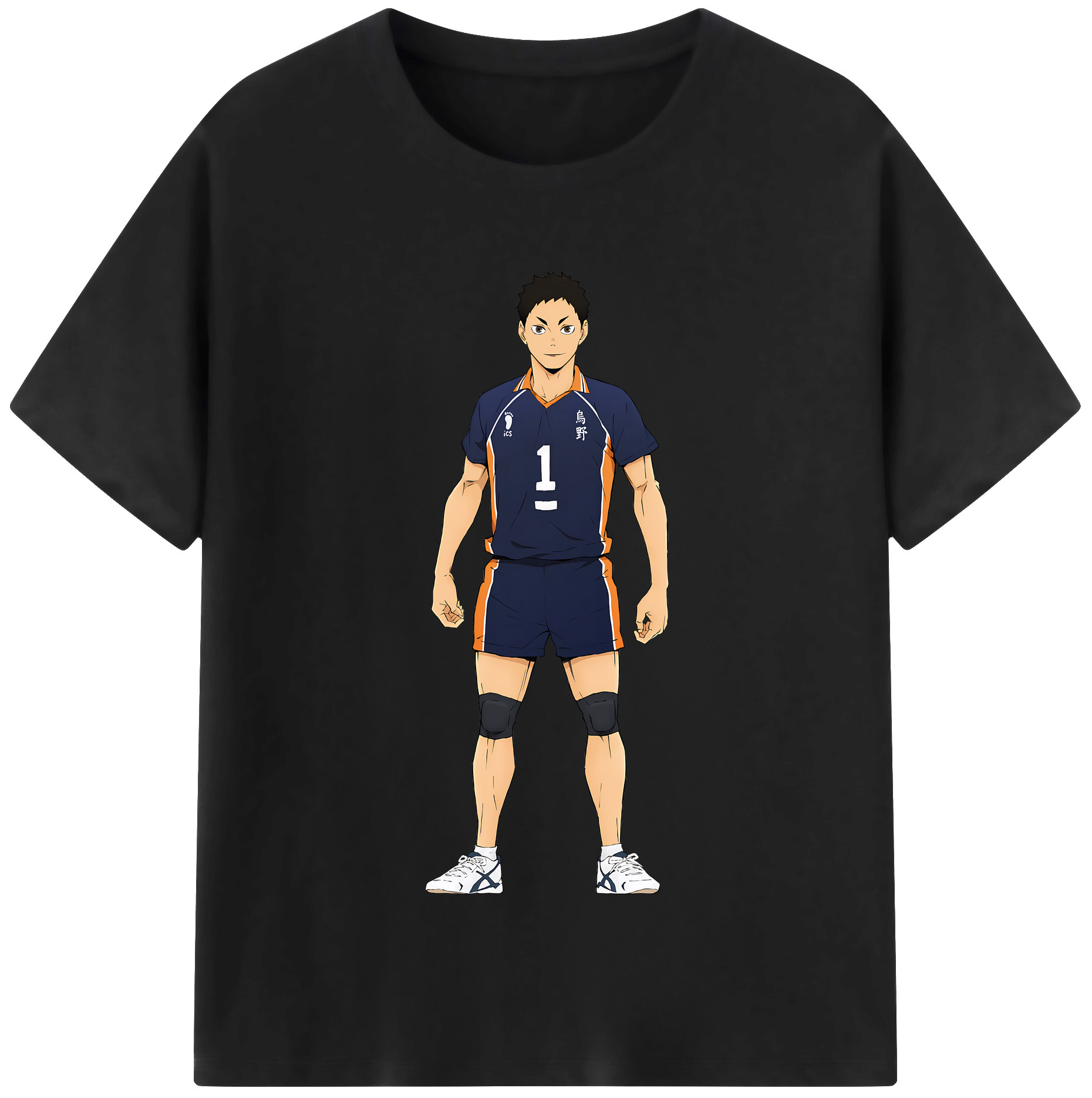（画像用） ハイキュー!! Haikyu!! レディースカジュアルプリントTシャツ（綿100％）