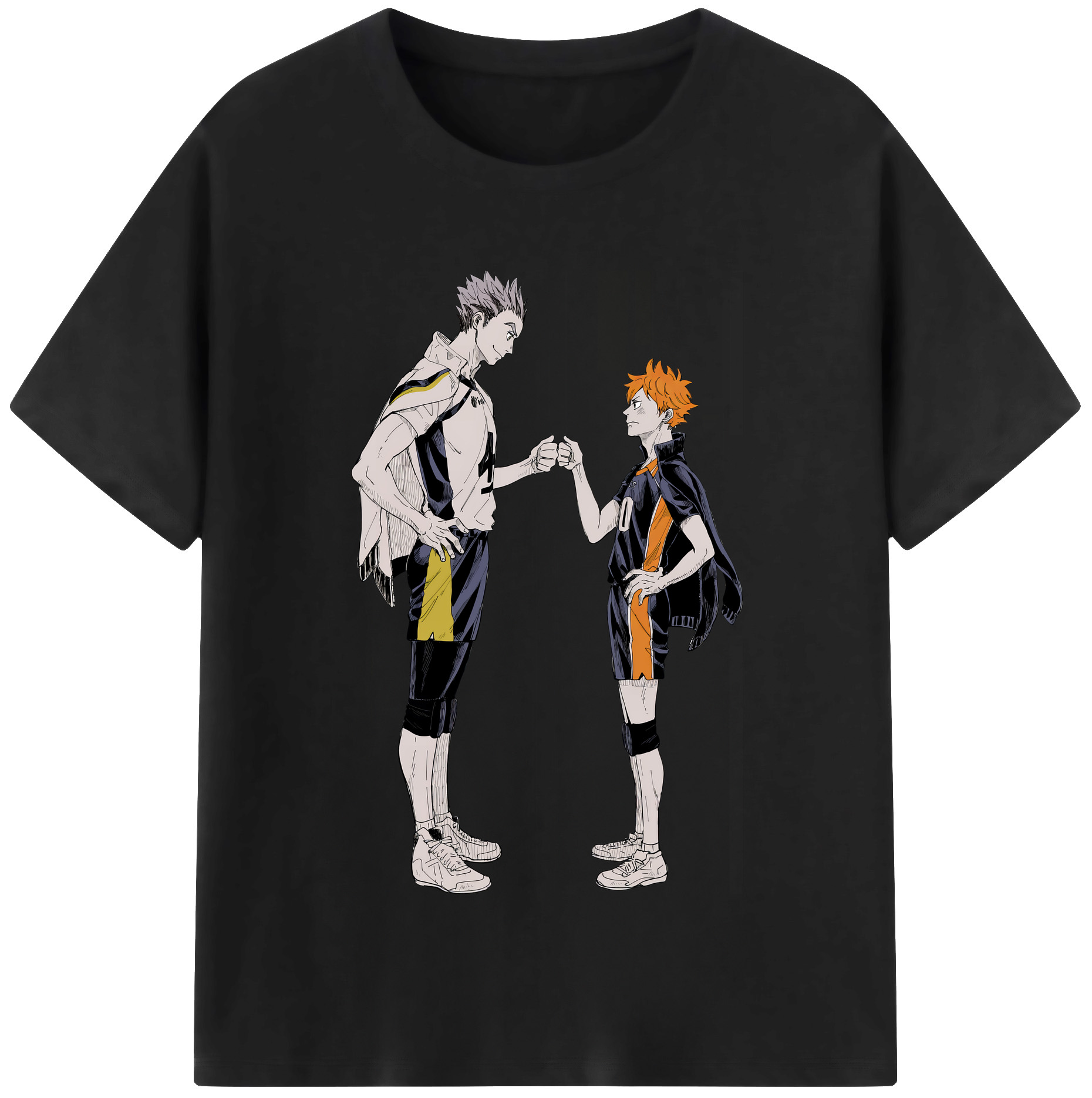 （画像用） ハイキュー!! Haikyu!! レディースカジュアルプリントTシャツ（綿100％）