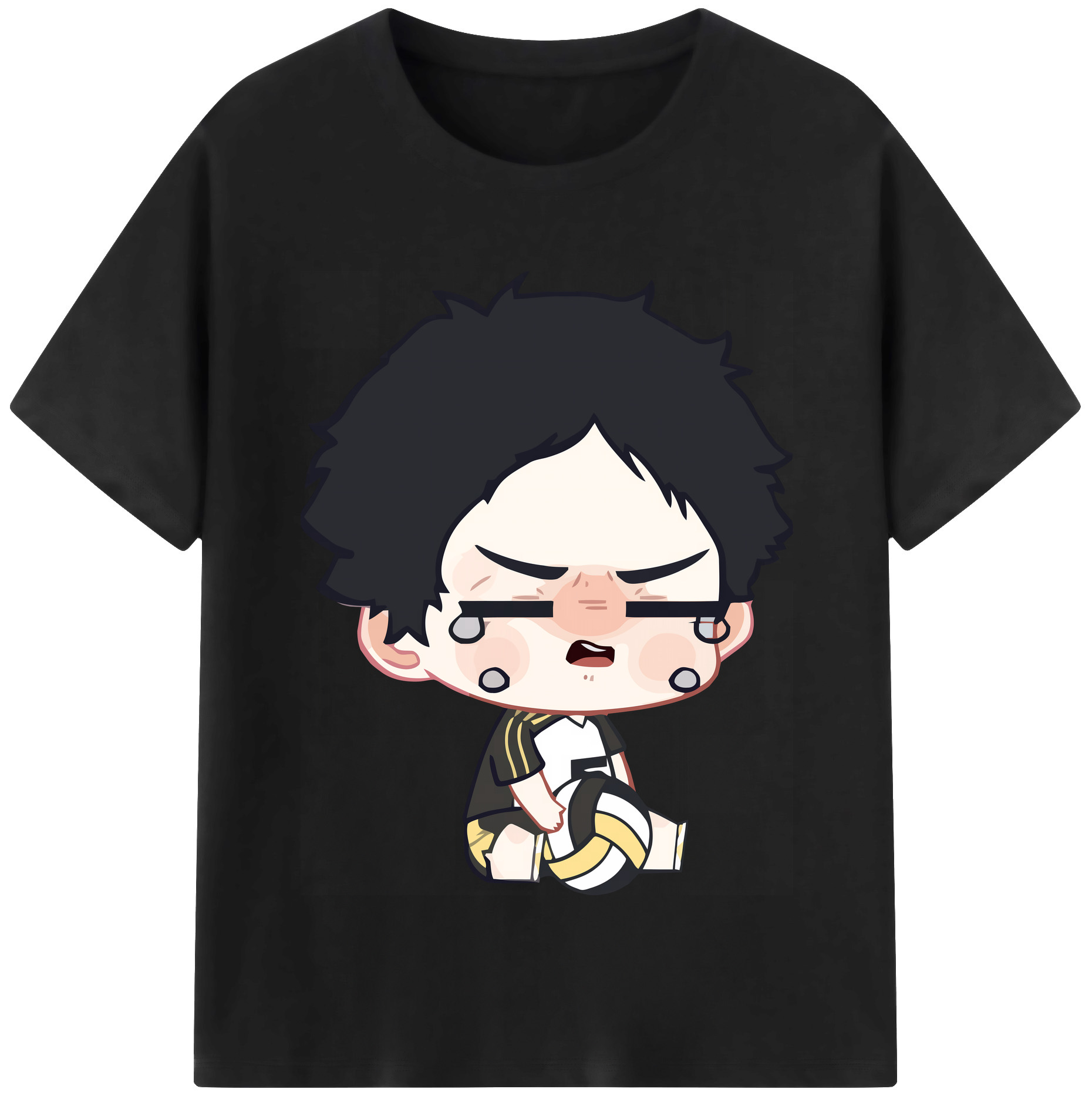（画像用） ハイキュー!! Haikyu!! レディースカジュアルプリントTシャツ（綿100％）