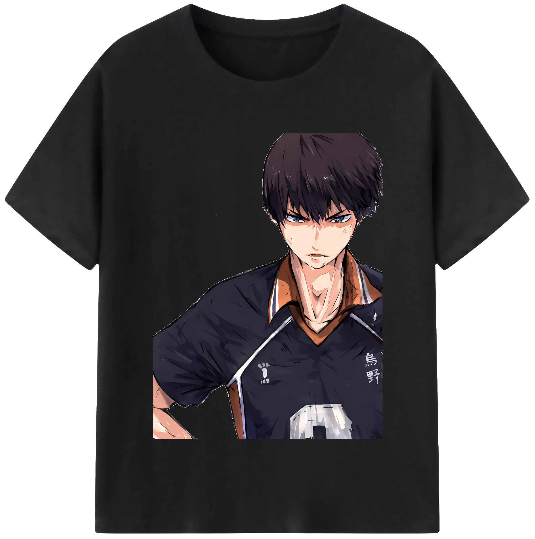 （画像用） ハイキュー!! Haikyu!! レディースカジュアルプリントTシャツ（綿100％）
