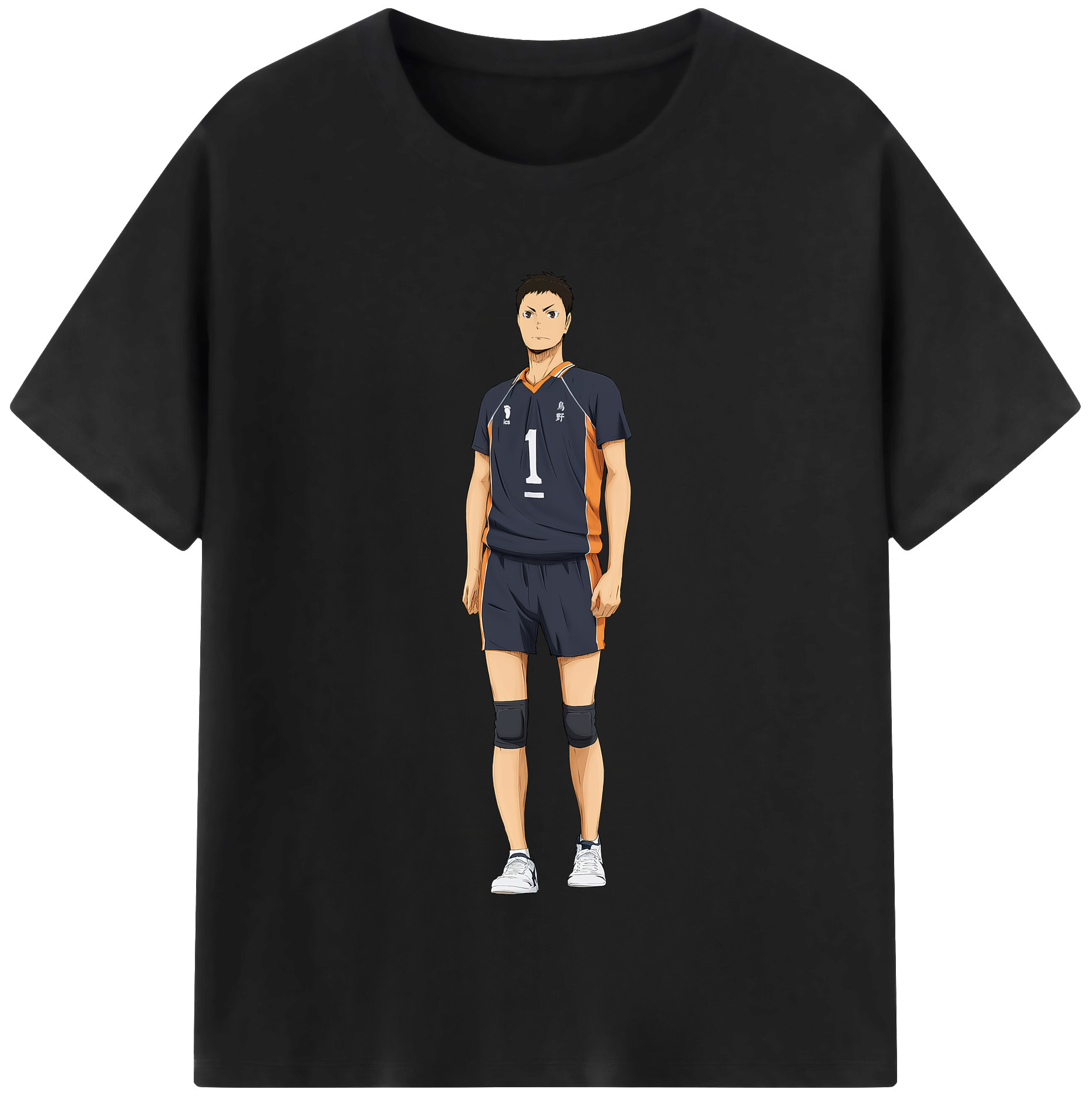 （画像用） ハイキュー!! Haikyu!! レディースカジュアルプリントTシャツ（綿100％）