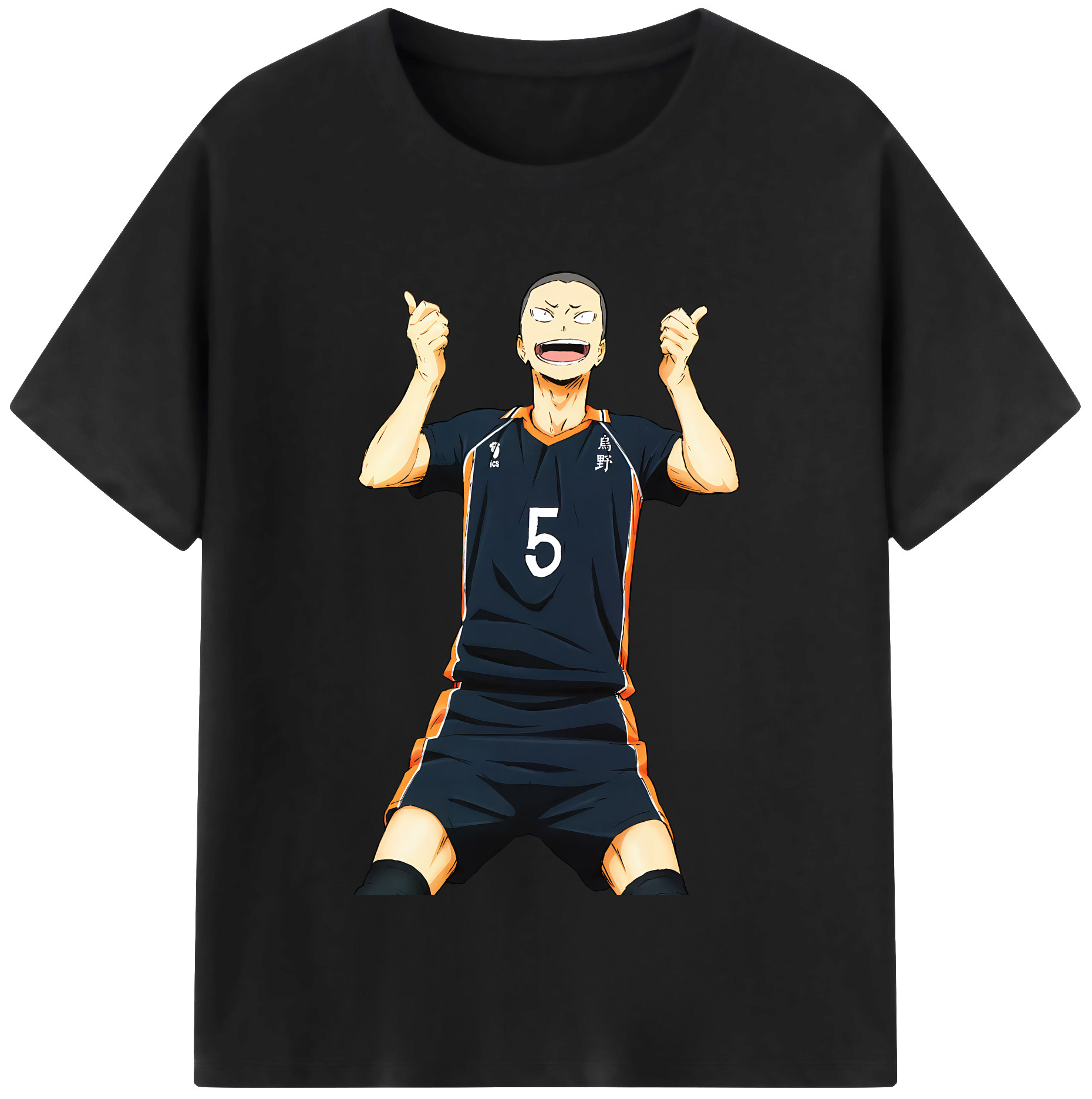 （画像用） ハイキュー!! Haikyu!! レディースカジュアルプリントTシャツ（綿100％）