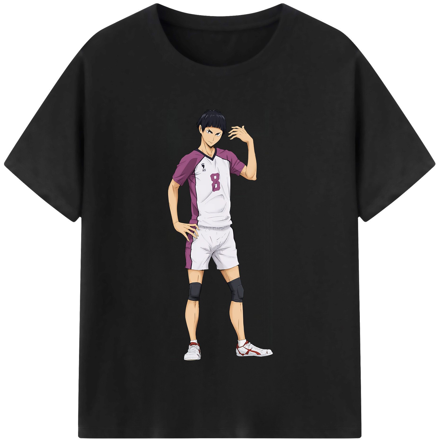 （画像用） ハイキュー!! Haikyu!! レディースカジュアルプリントTシャツ（綿100％）
