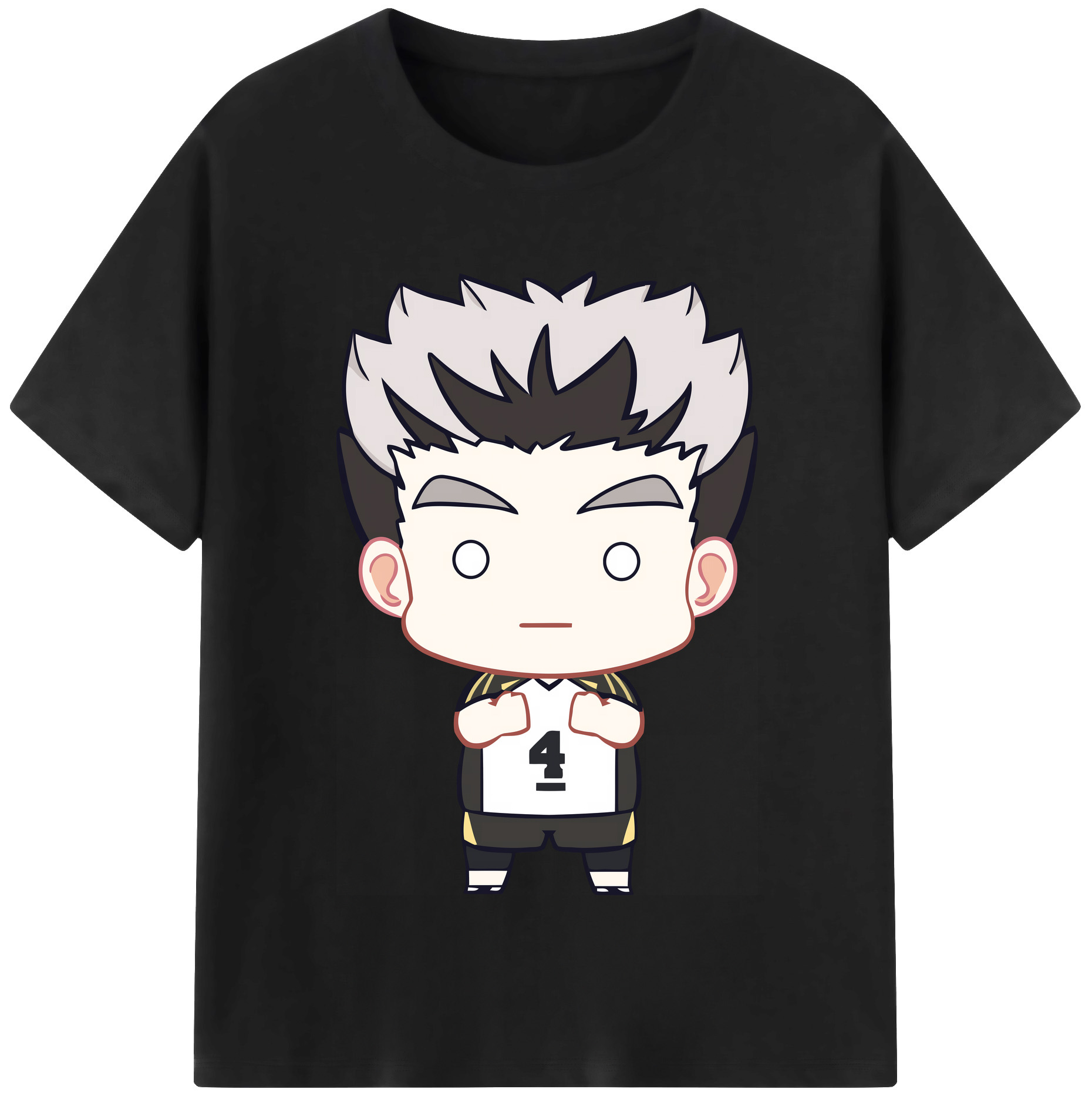 （画像用） ハイキュー!! Haikyu!! レディースカジュアルプリントTシャツ（綿100％）