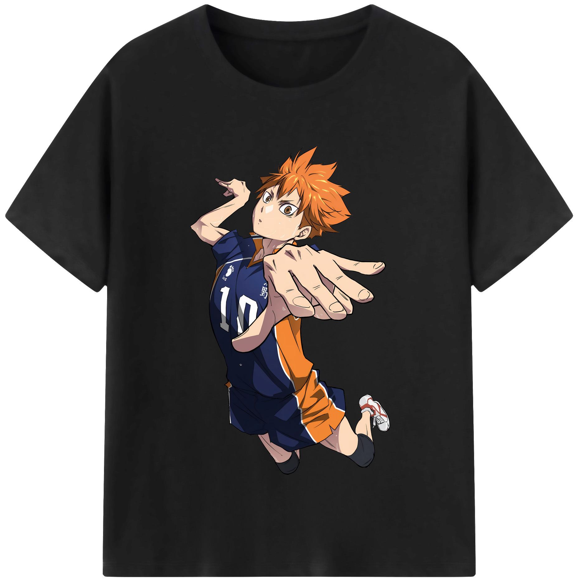 （画像用） ハイキュー!! Haikyu!! レディースカジュアルプリントTシャツ（綿100％）