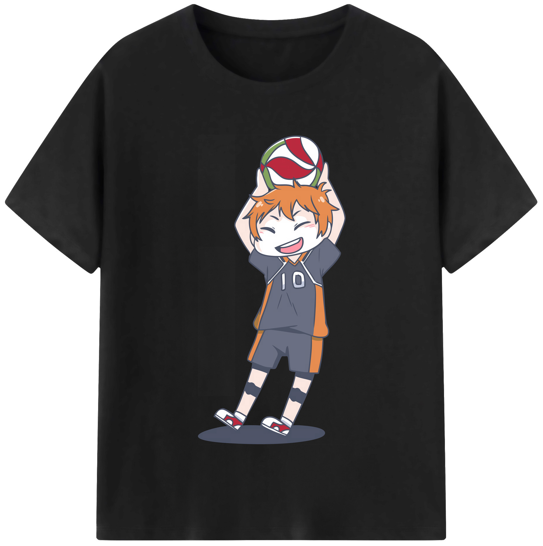 （画像用） ハイキュー!! Haikyu!! レディースカジュアルプリントTシャツ（綿100％）