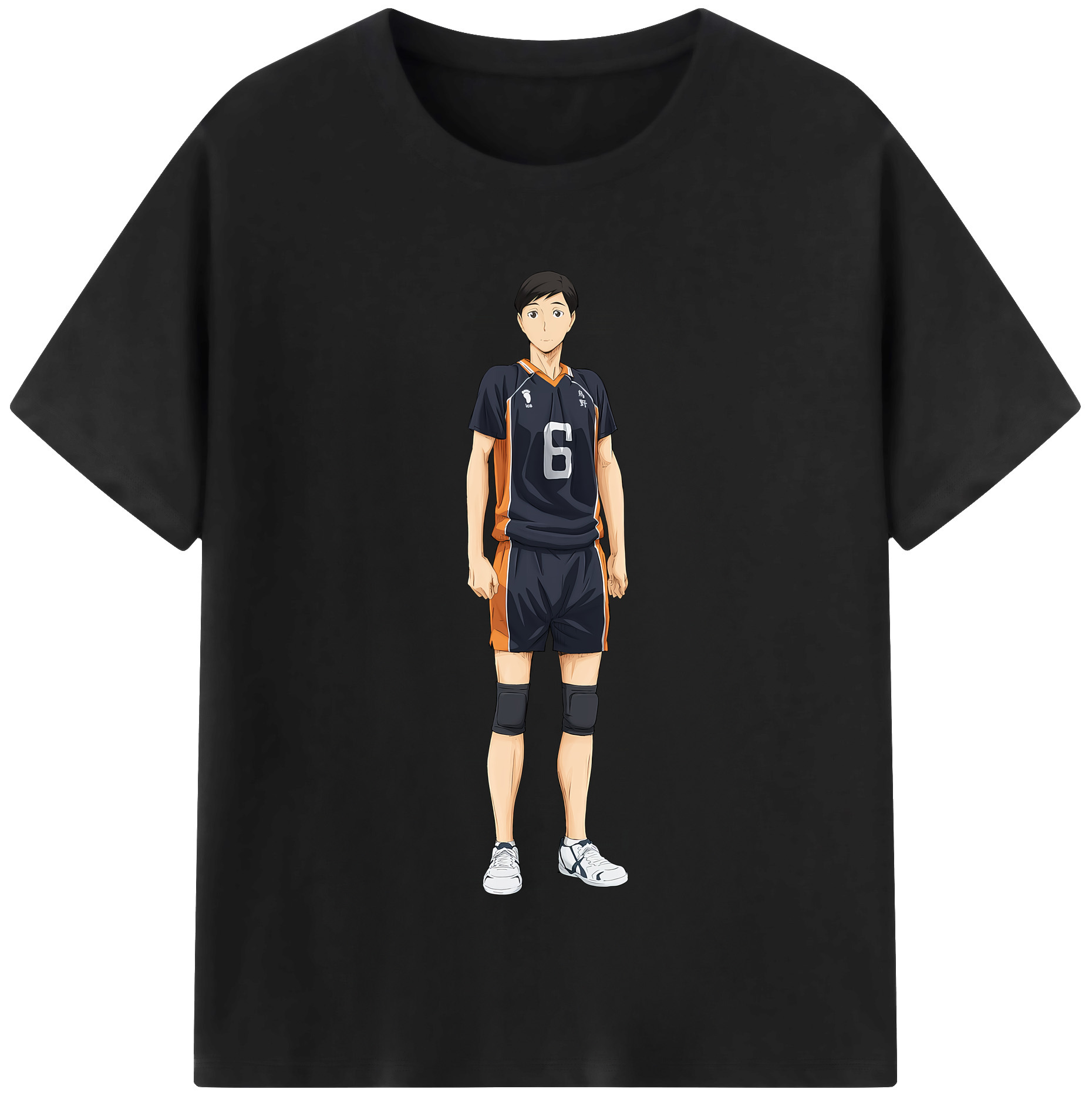（画像用） ハイキュー!! Haikyu!! レディースカジュアルプリントTシャツ（綿100％）