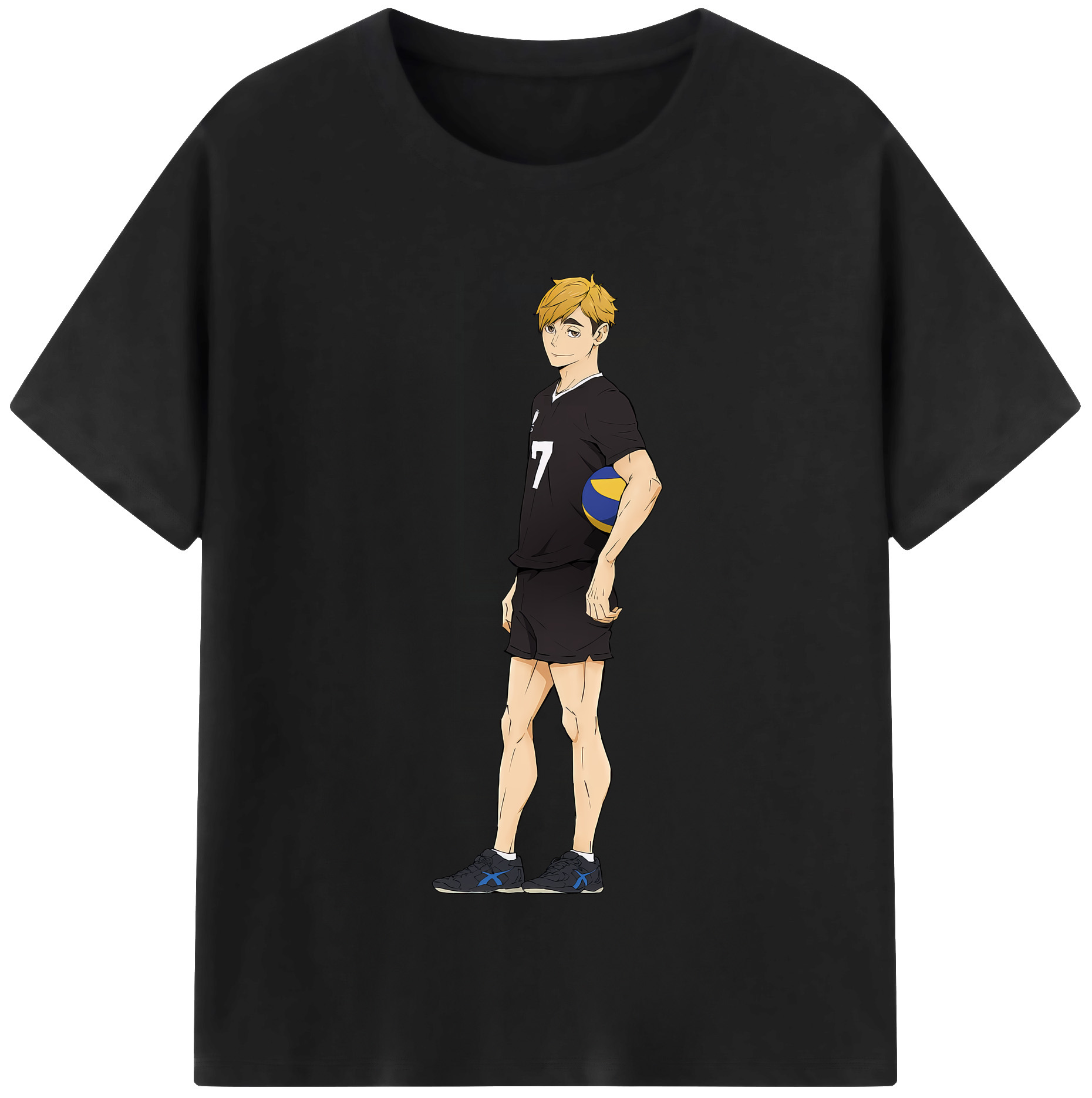 （画像用） ハイキュー!! Haikyu!! レディースカジュアルプリントTシャツ（綿100％）
