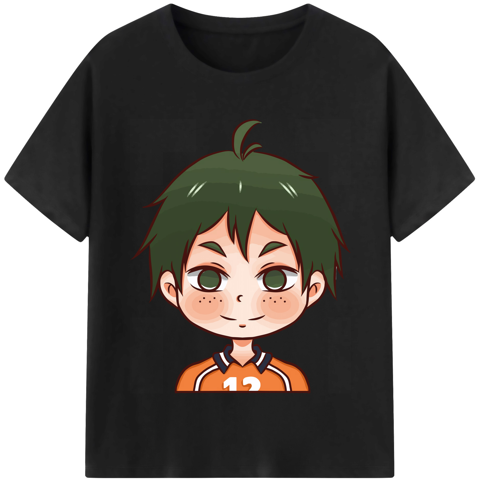 （画像用） ハイキュー!! Haikyu!! レディースカジュアルプリントTシャツ（綿100％）