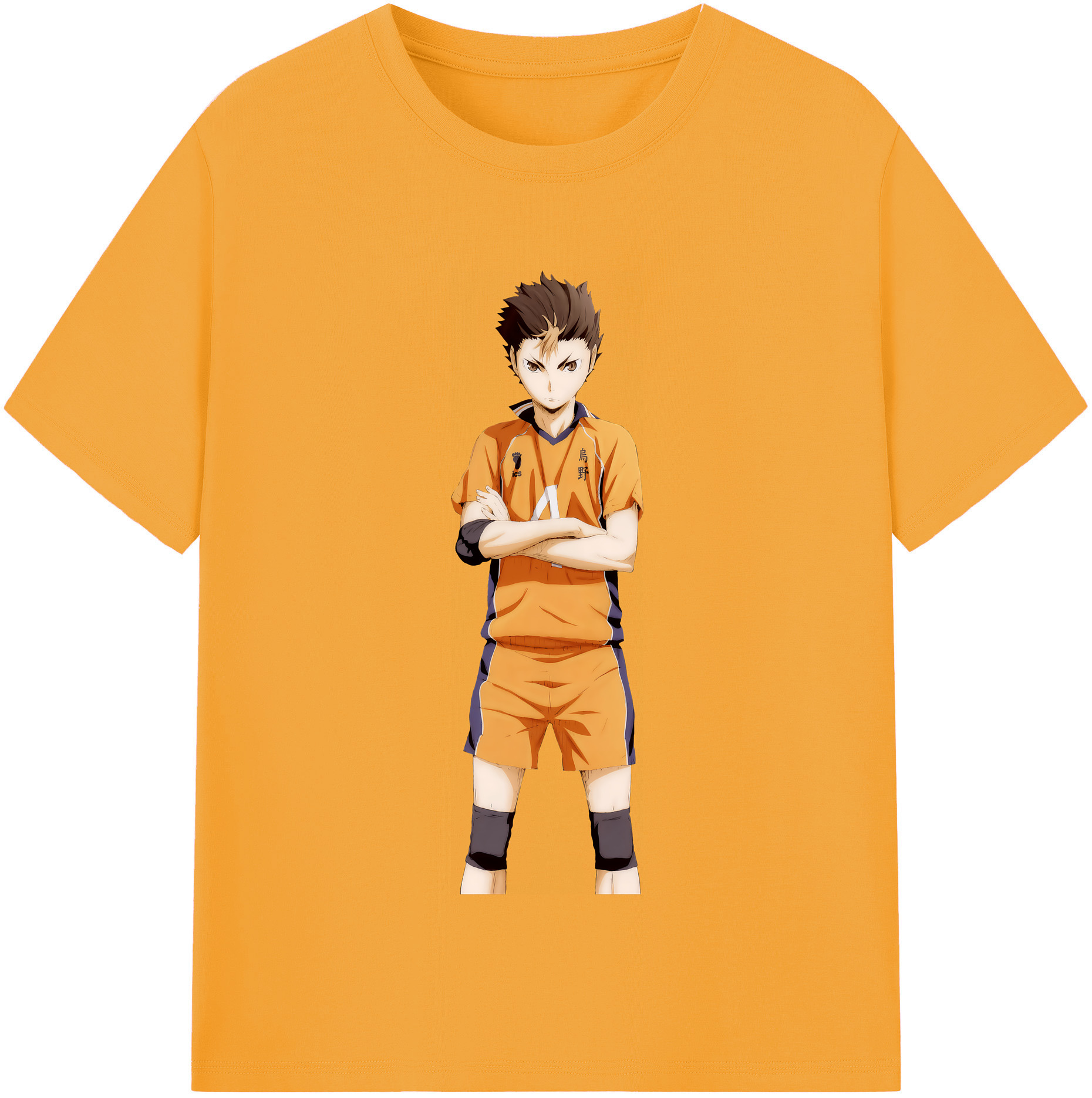 （画像用） ハイキュー!! Haikyu!! レディースカジュアルプリントTシャツ（綿100％）