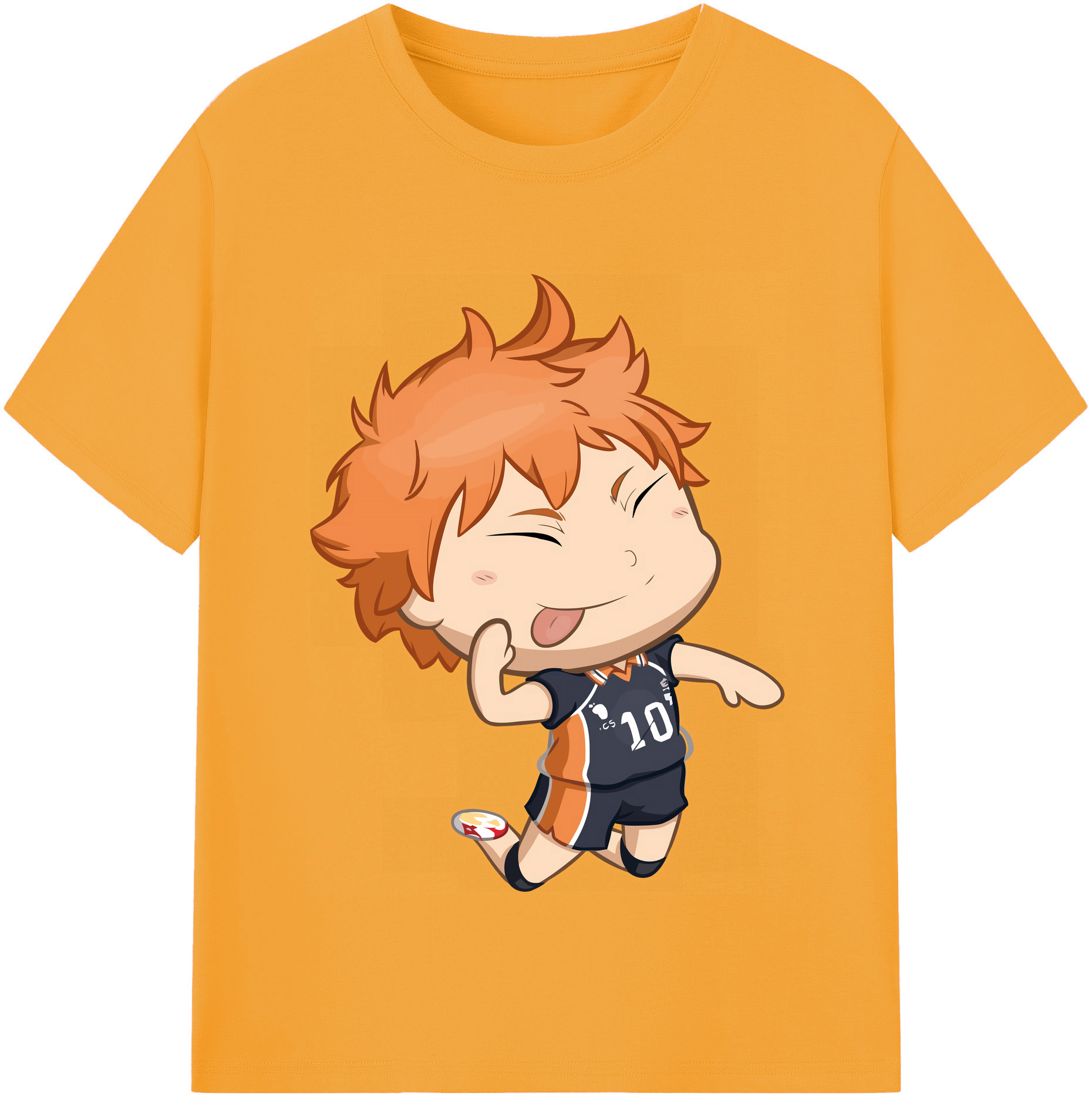 （画像用） ハイキュー!! Haikyu!! レディースカジュアルプリントTシャツ（綿100％）