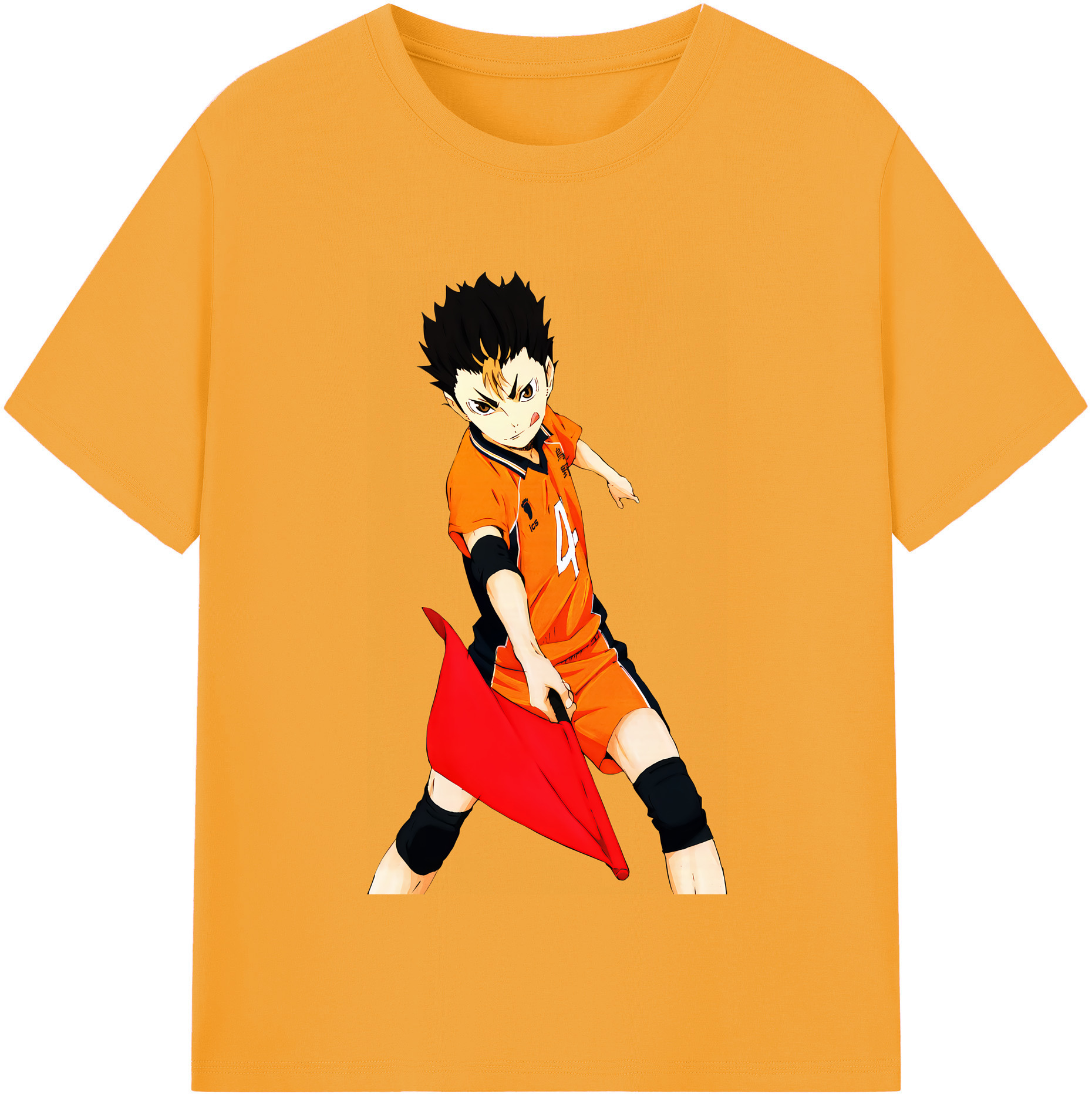 （画像用） ハイキュー!! Haikyu!! レディースカジュアルプリントTシャツ（綿100％）