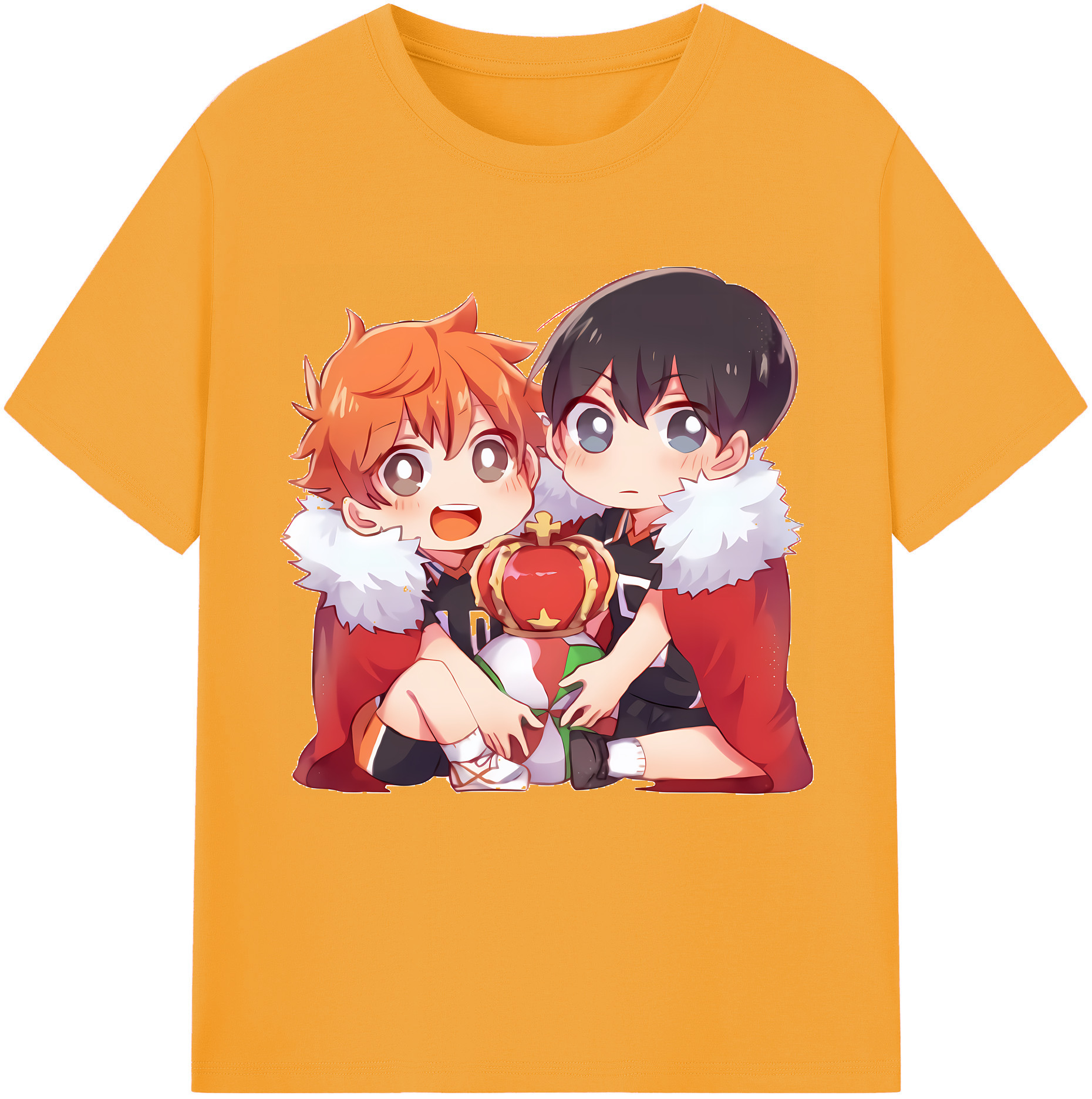 （画像用） ハイキュー!! Haikyu!! レディースカジュアルプリントTシャツ（綿100％）