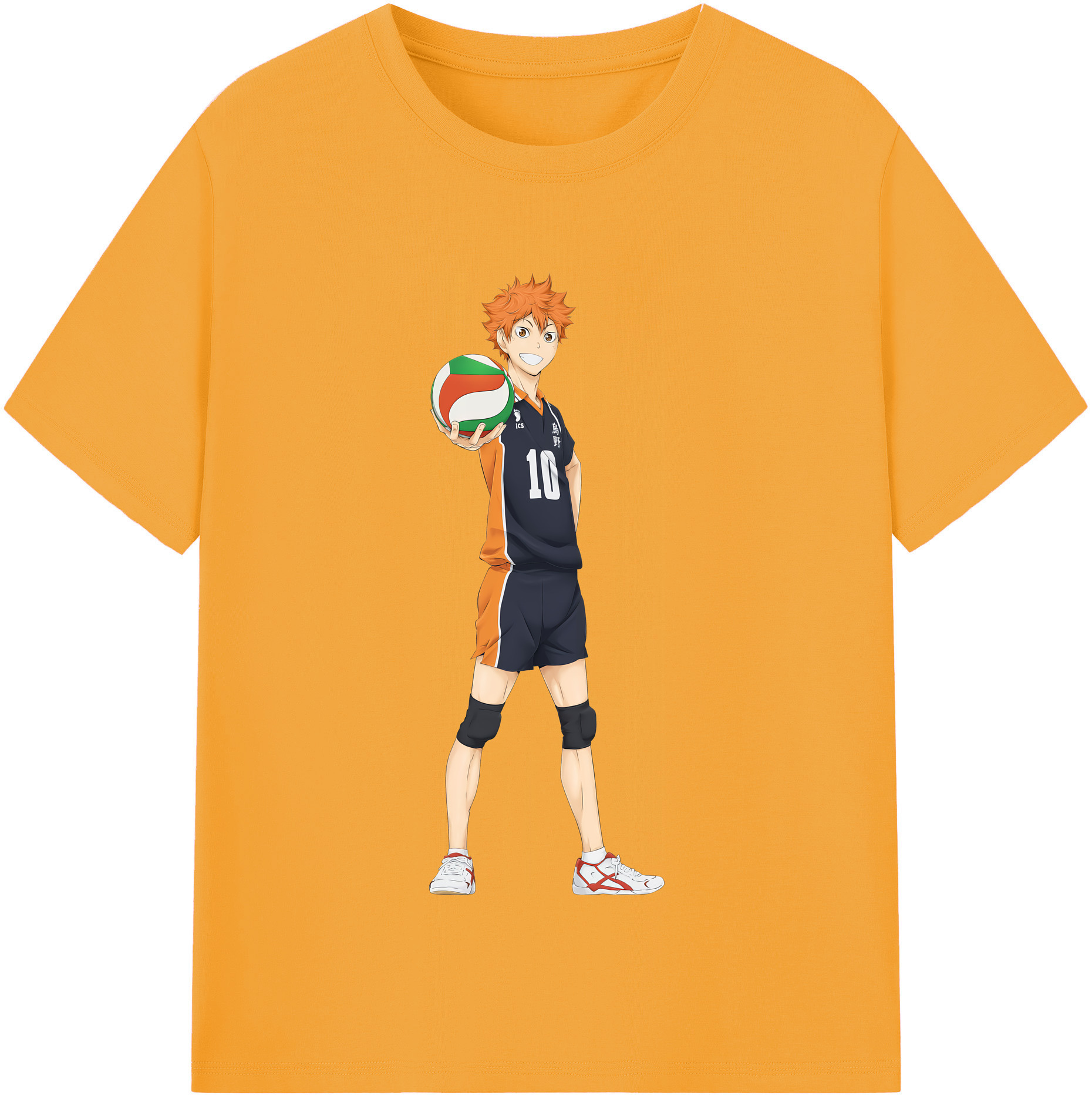 （画像用） ハイキュー!! Haikyu!! レディースカジュアルプリントTシャツ（綿100％）