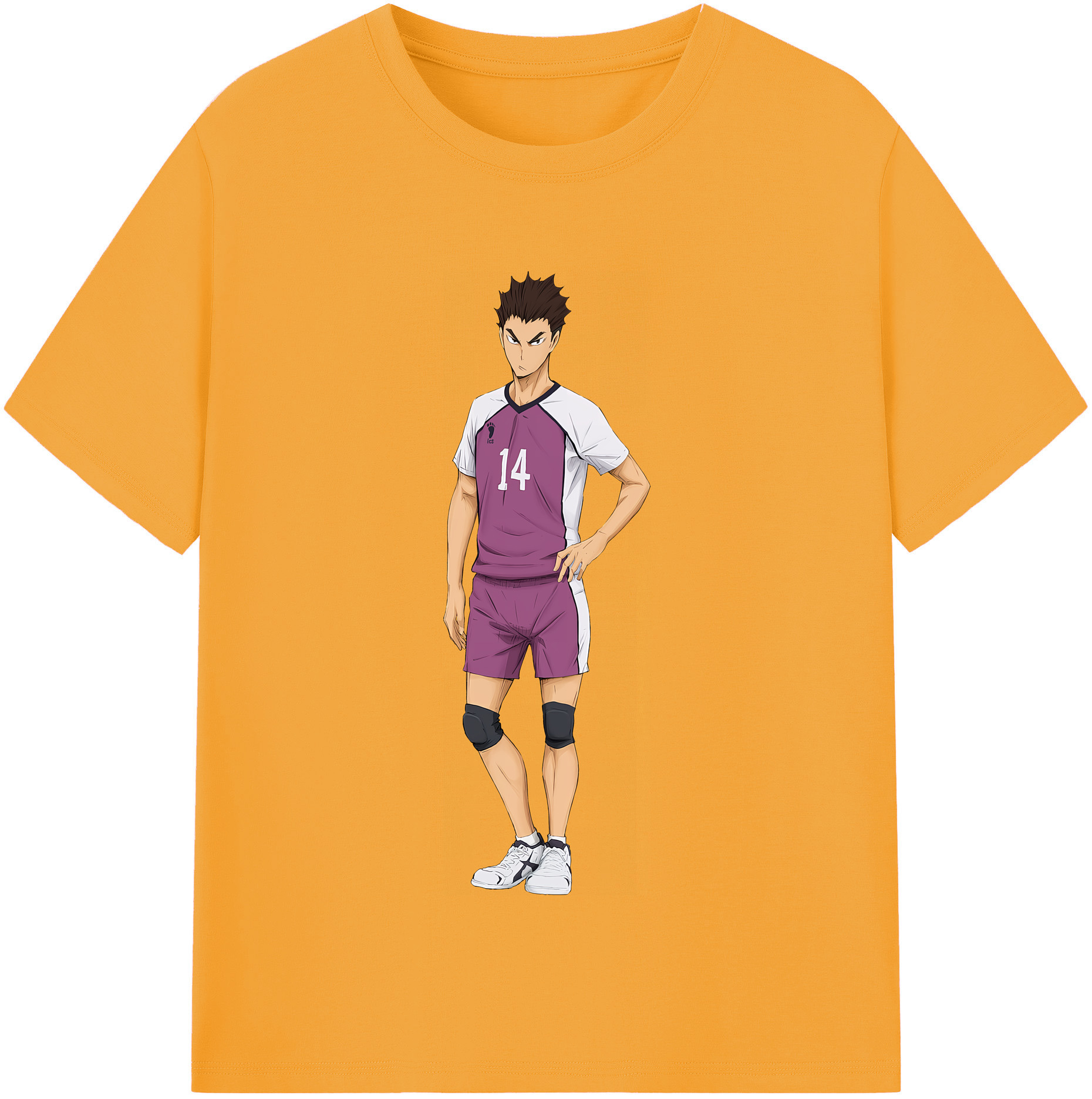 （画像用） ハイキュー!! Haikyu!! レディースカジュアルプリントTシャツ（綿100％）