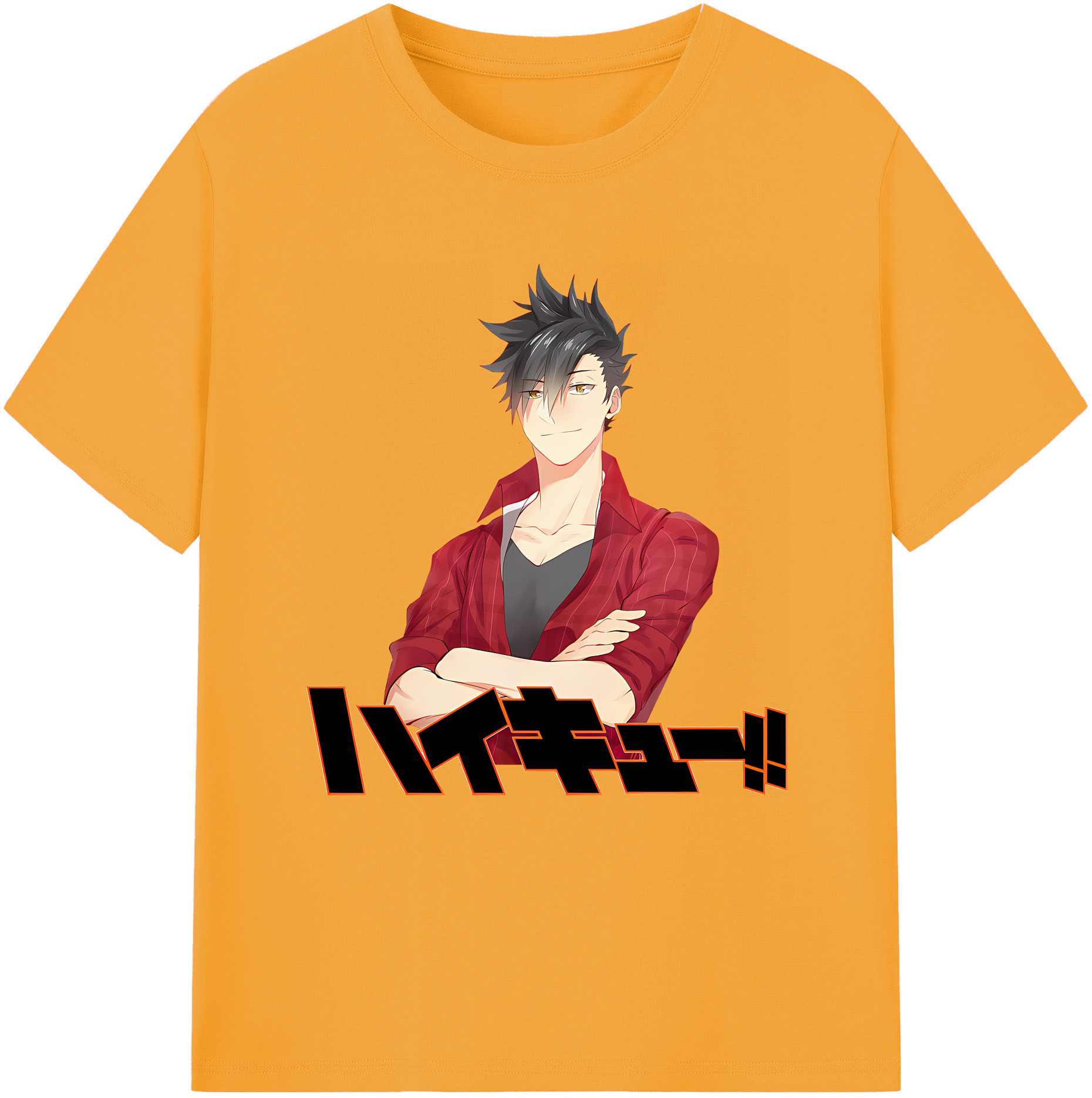 （画像用） ハイキュー!! Haikyu!! レディースカジュアルプリントTシャツ（綿100％）