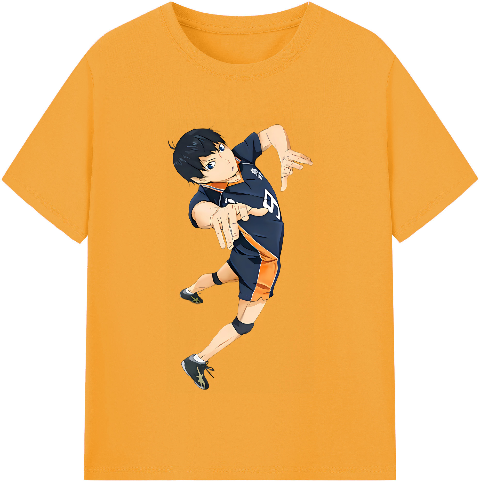（画像用） ハイキュー!! Haikyu!! レディースカジュアルプリントTシャツ（綿100％）