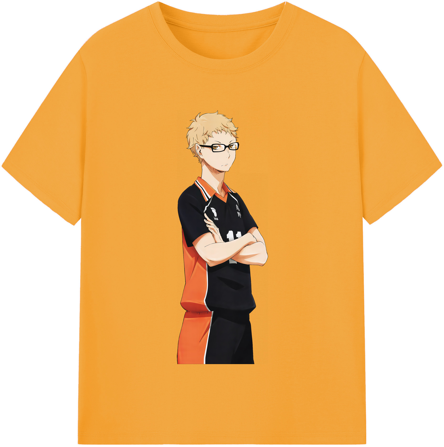 （画像用） ハイキュー!! Haikyu!! レディースカジュアルプリントTシャツ（綿100％）