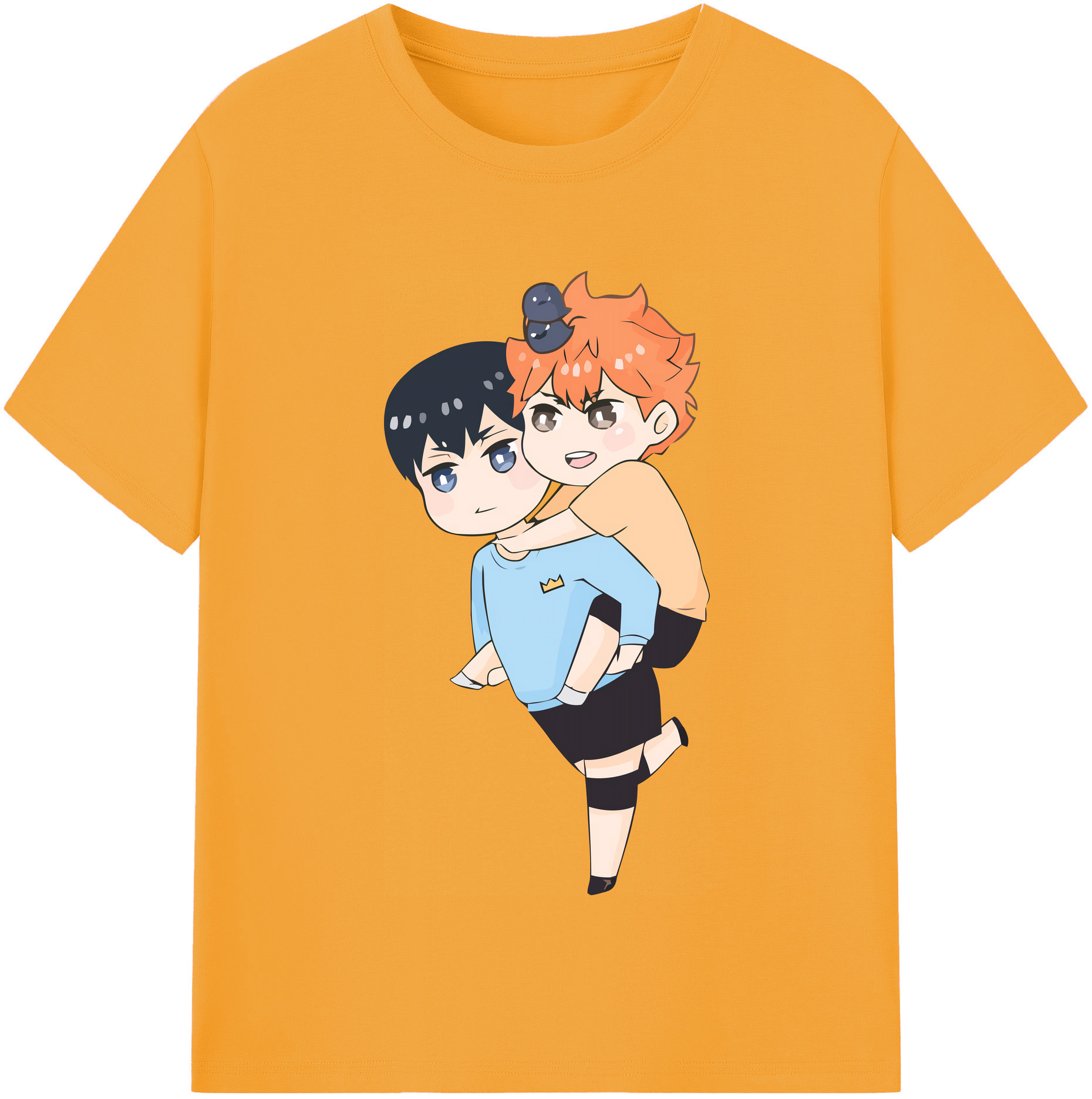 （画像用） ハイキュー!! Haikyu!! レディースカジュアルプリントTシャツ（綿100％）