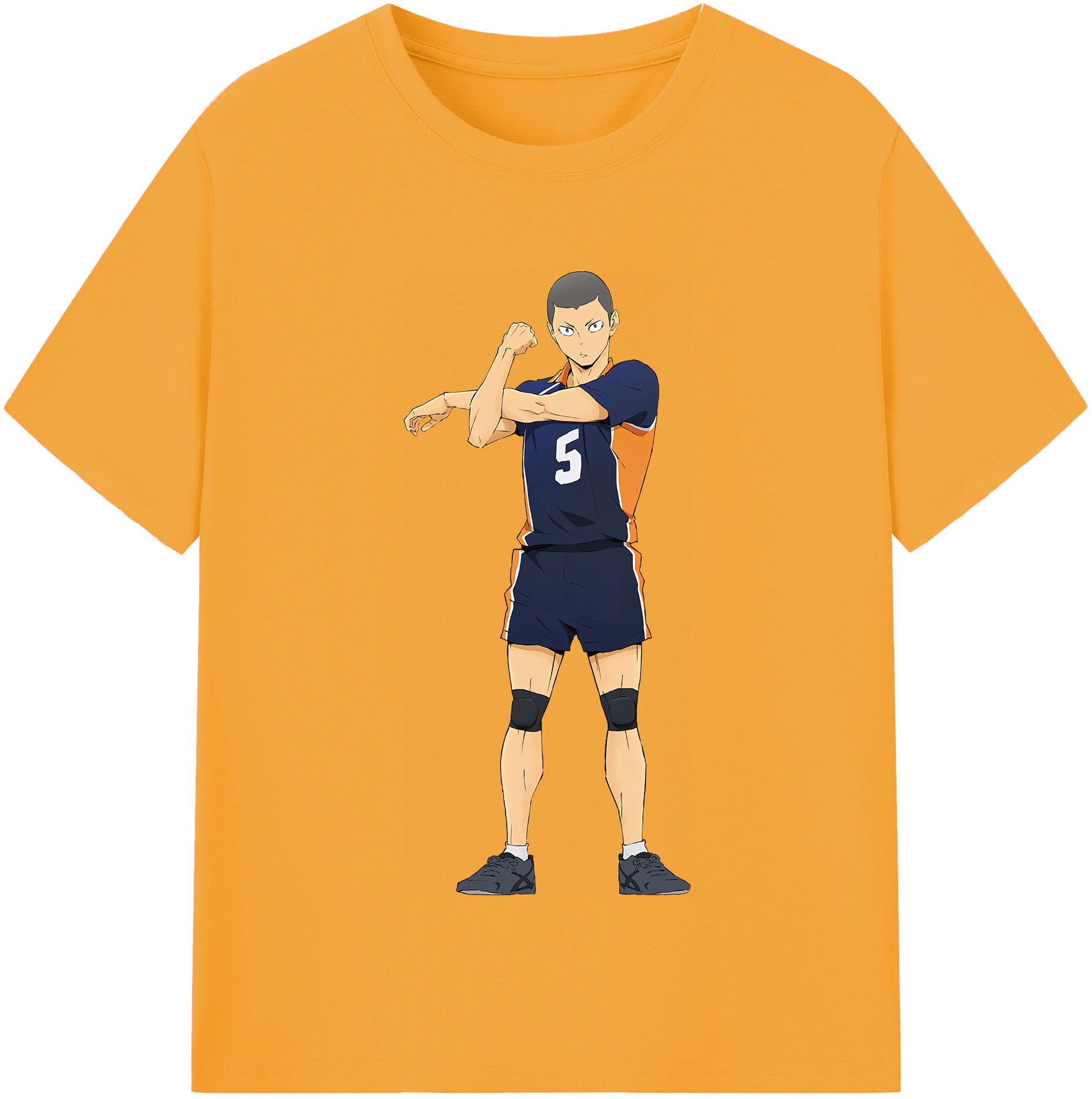 （画像用） ハイキュー!! Haikyu!! レディースカジュアルプリントTシャツ（綿100％）