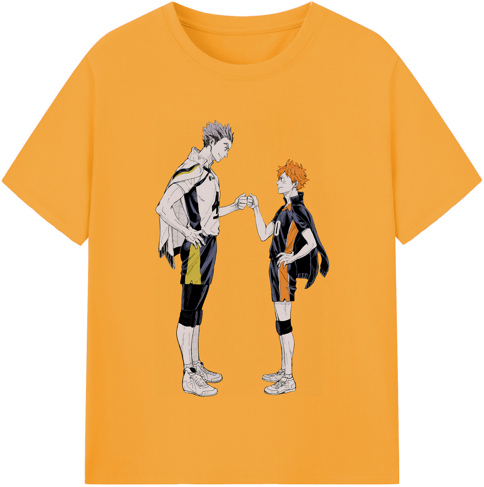 （画像用） ハイキュー!! Haikyu!! レディースカジュアルプリントTシャツ（綿100％）
