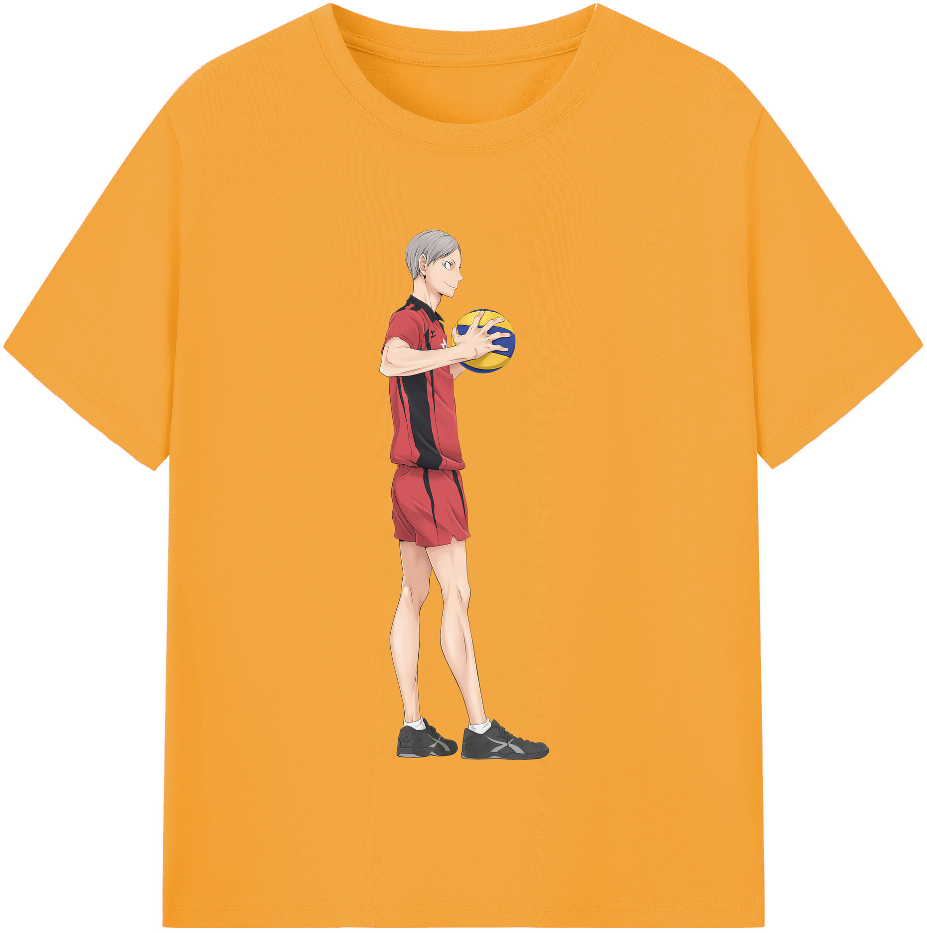 （画像用） ハイキュー!! Haikyu!! レディースカジュアルプリントTシャツ（綿100％）