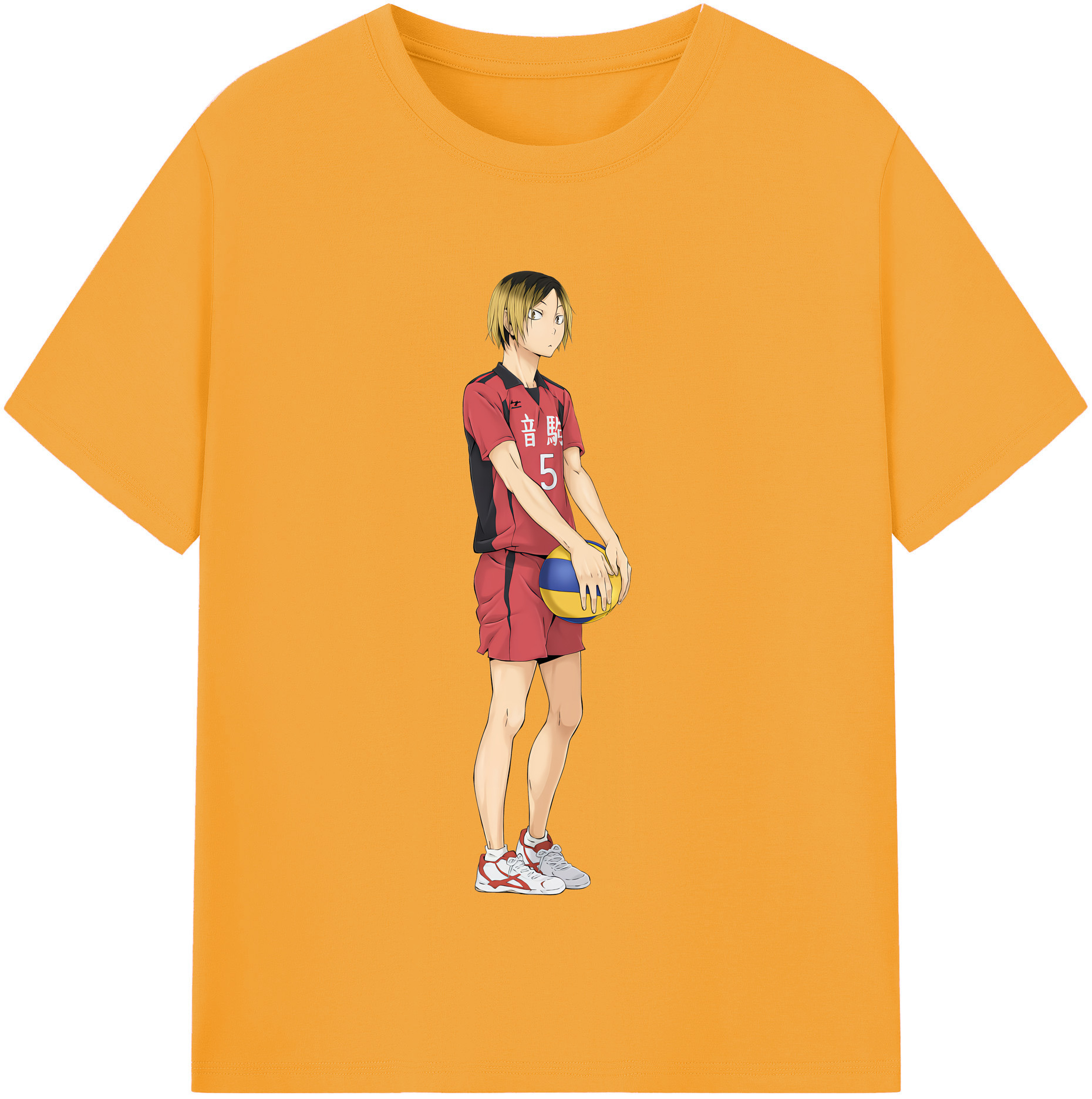 （画像用） ハイキュー!! Haikyu!! レディースカジュアルプリントTシャツ（綿100％）