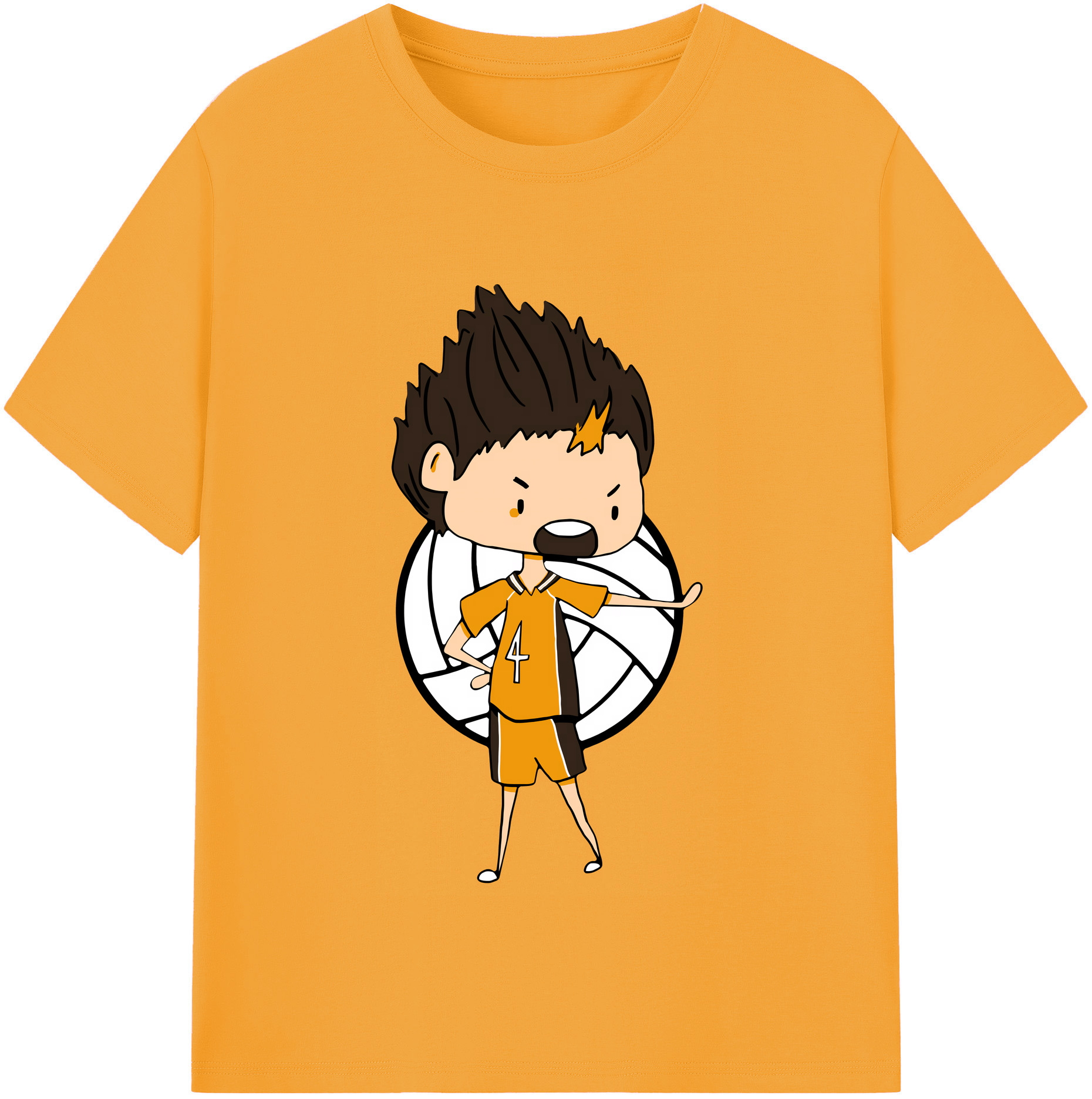 （画像用） ハイキュー!! Haikyu!! レディースカジュアルプリントTシャツ（綿100％）