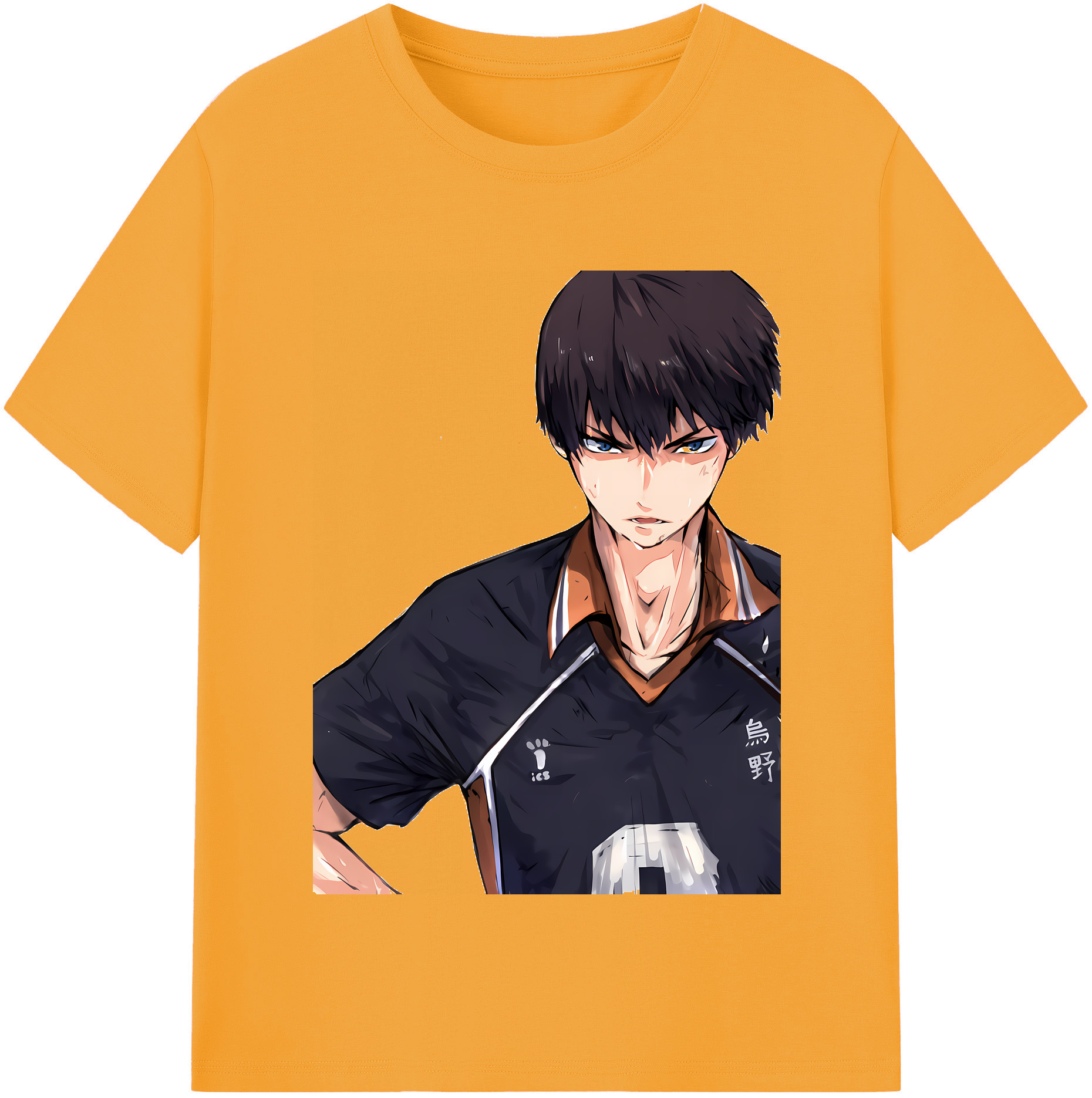 （画像用） ハイキュー!! Haikyu!! レディースカジュアルプリントTシャツ（綿100％）