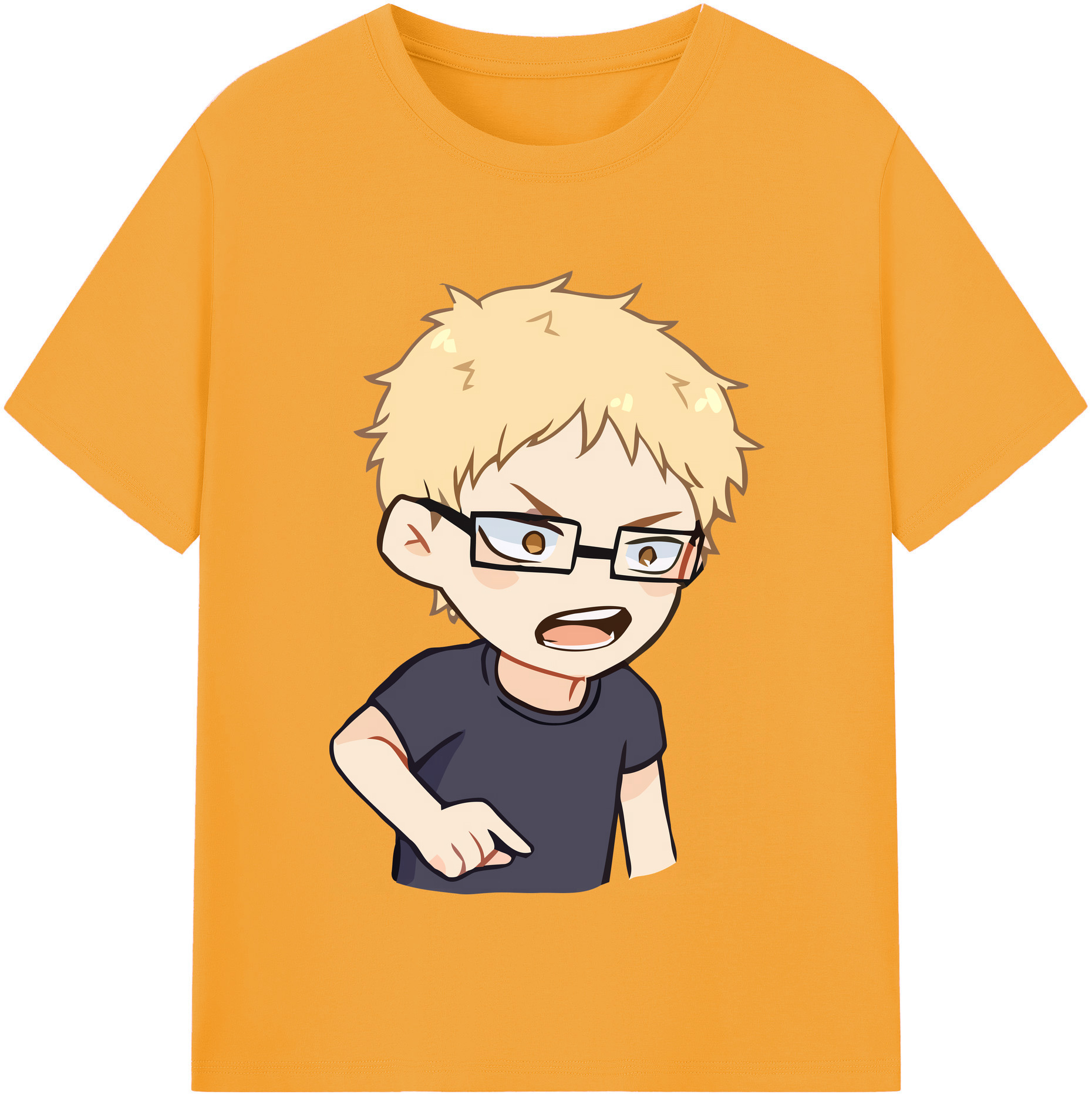 （画像用） ハイキュー!! Haikyu!! レディースカジュアルプリントTシャツ（綿100％）