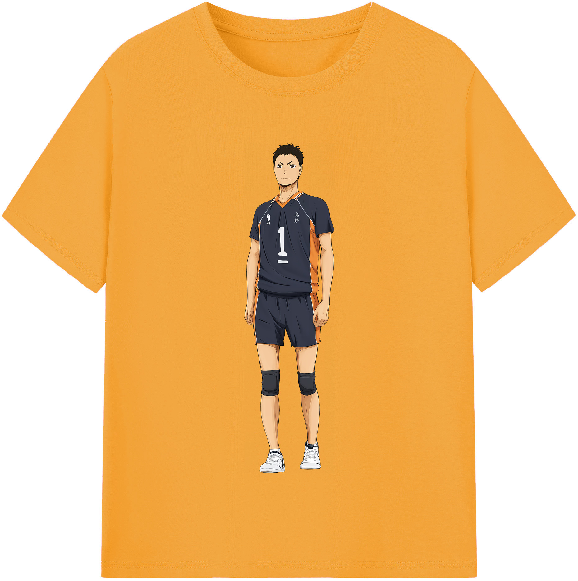（画像用） ハイキュー!! Haikyu!! レディースカジュアルプリントTシャツ（綿100％）