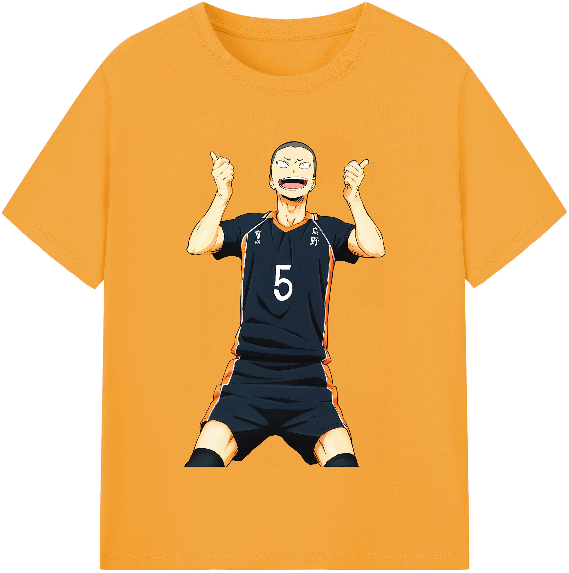 （画像用） ハイキュー!! Haikyu!! レディースカジュアルプリントTシャツ（綿100％）