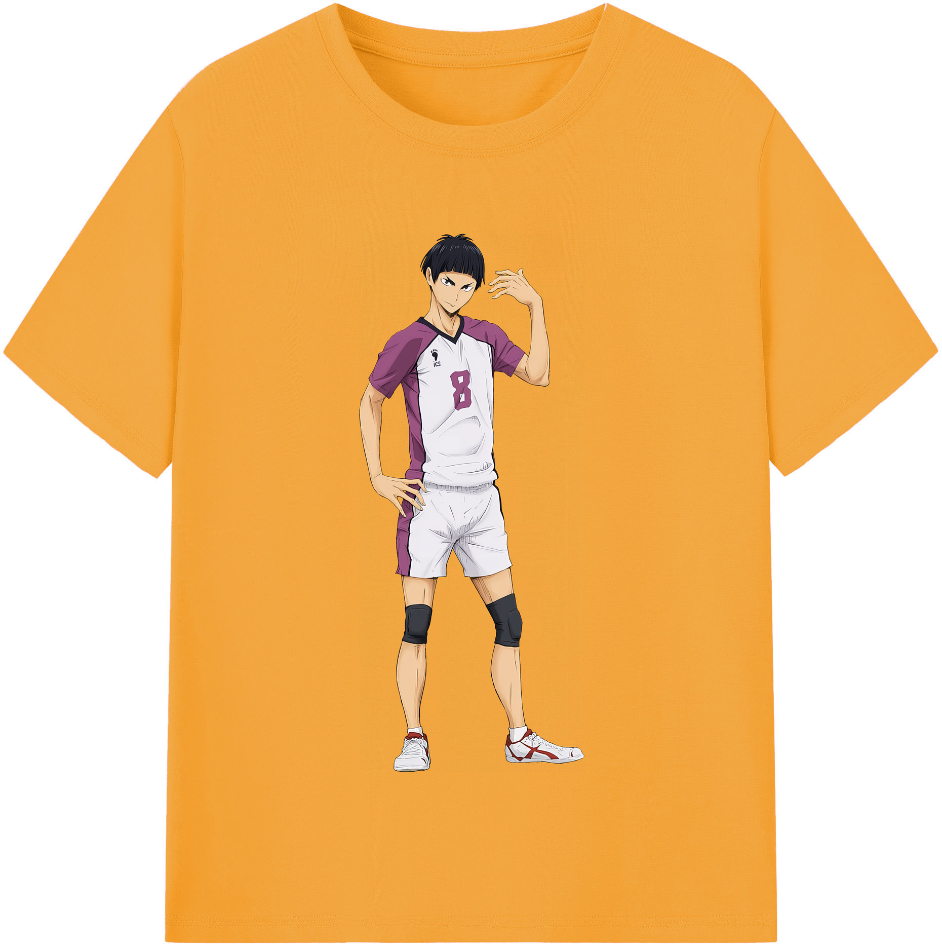 （画像用） ハイキュー!! Haikyu!! レディースカジュアルプリントTシャツ（綿100％）